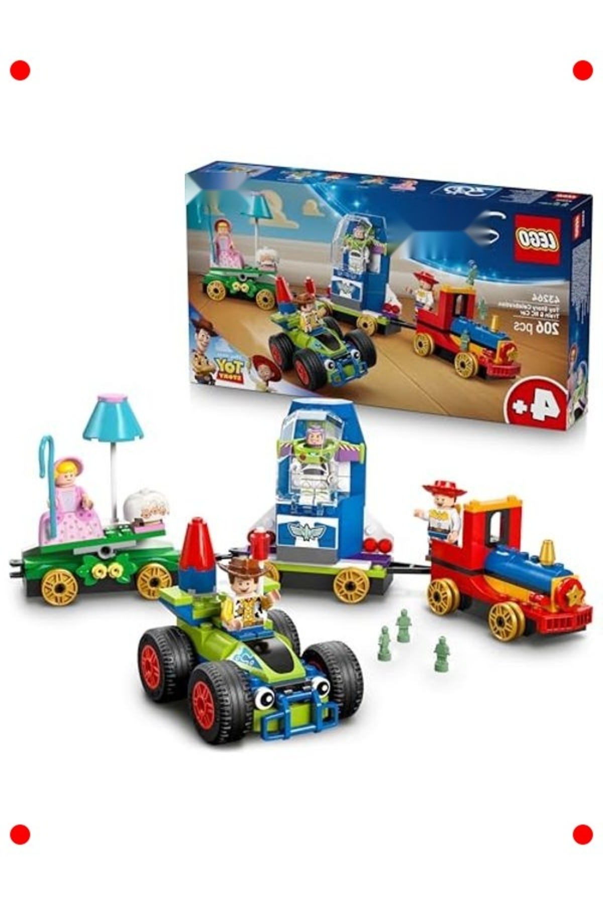 مجموعه ساخت خودروی ریموت‌کنترل و قطار پارتی، مناسب کودکان ۴ سال به بالا