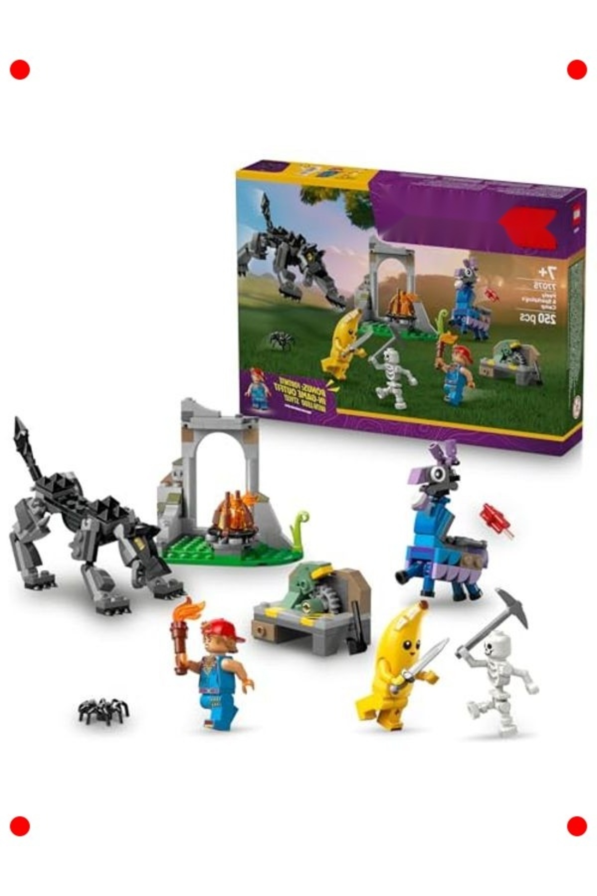 مجموعه ساخت‌وساز کمپینگ با تم بازی (۲۵۰ تکه)