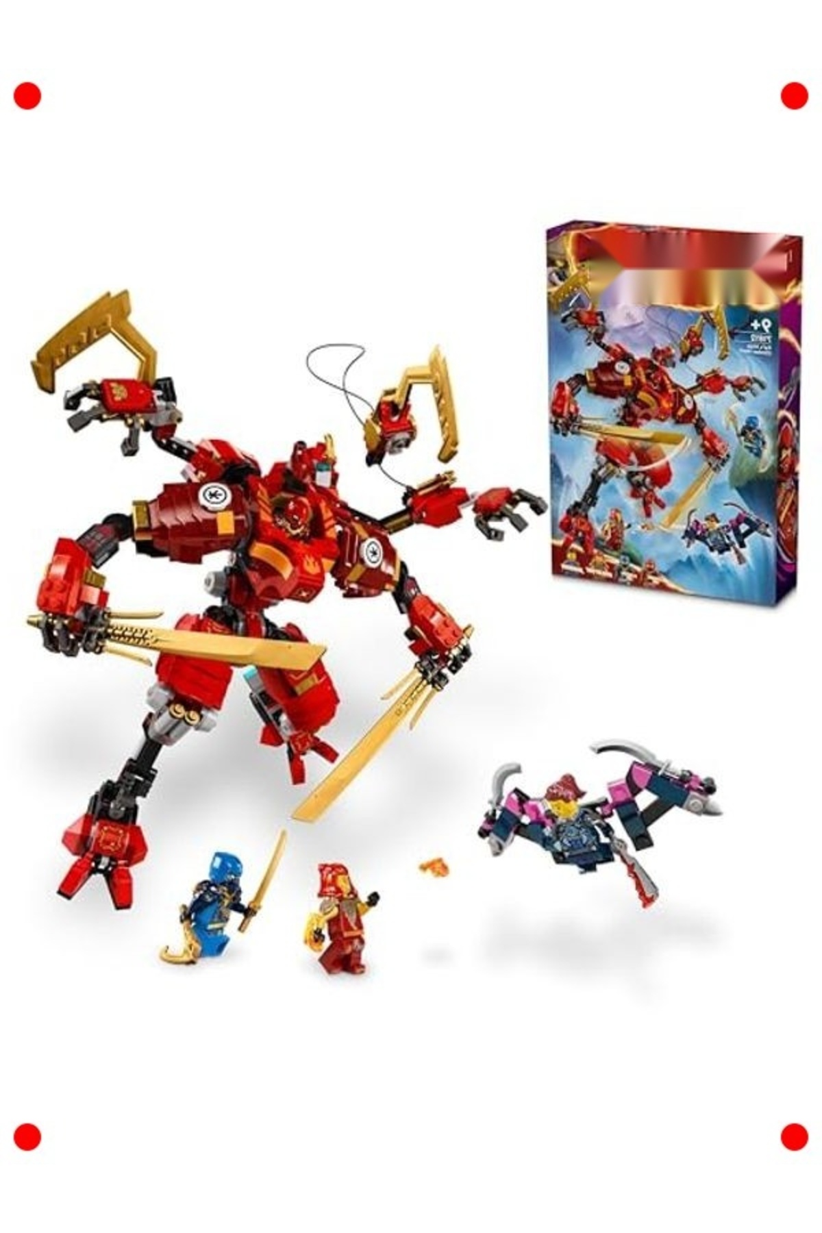 مجموعه ساخت ربات صخره‌نورد نینجا - مناسب سنین ۹ سال به بالا، ۶۲۳ قطعه