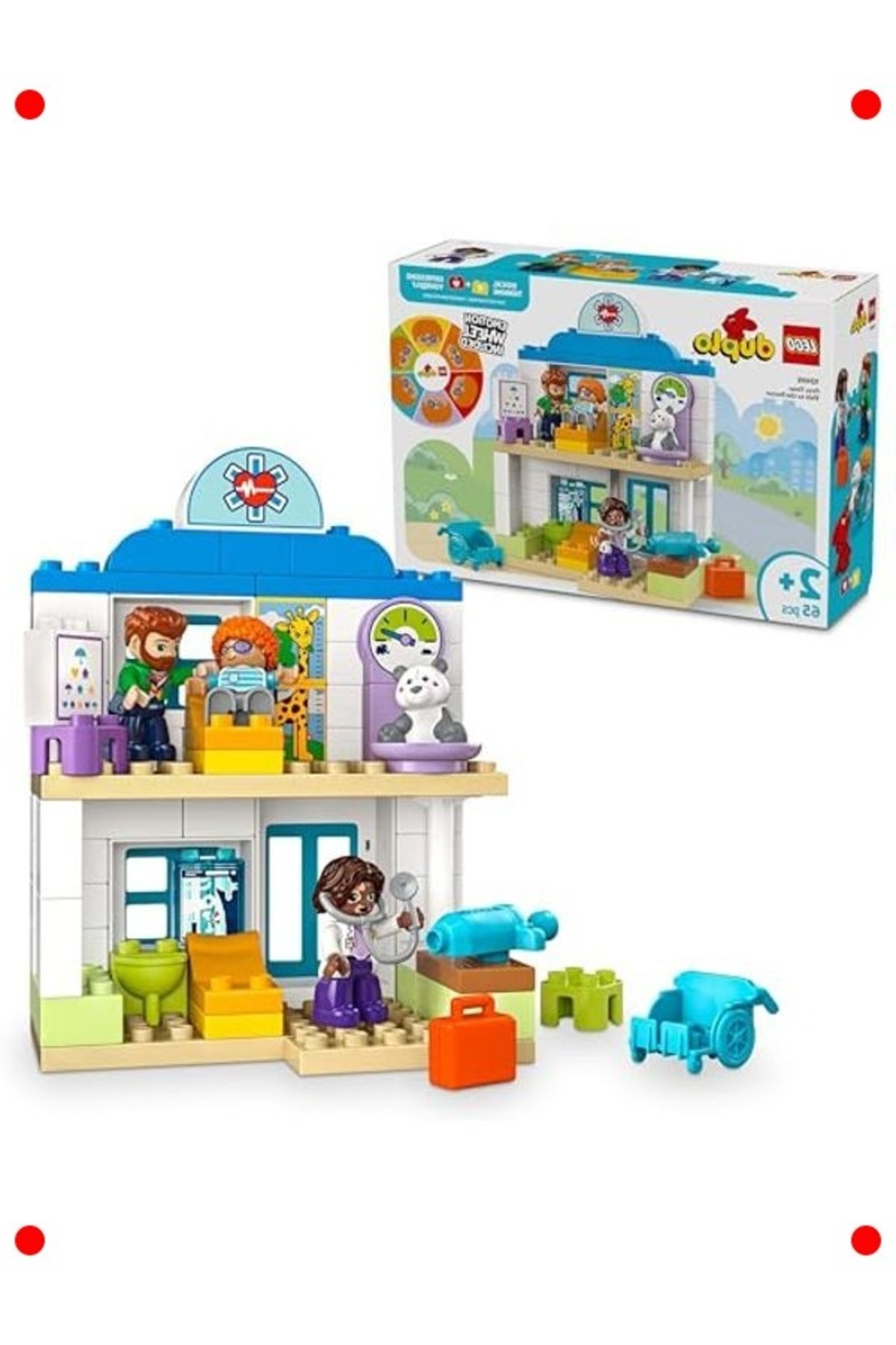 مجموعه اسباب‌بازی اولین مراجعه به دکتر (۶۵ تکه)