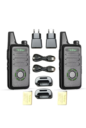 YUWA 2Adet Baofeng Telsiz Tkstar Redline Wln C1 Plus Pmr 446 Türkçe Konuşan L...