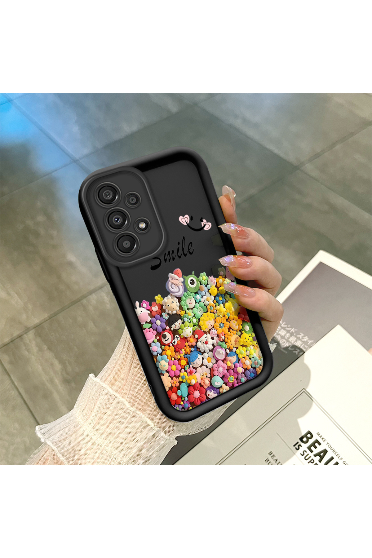 Samsung Galaxy A33 5G Compatible Smile Anti-fall Soft Silicone Phone Case