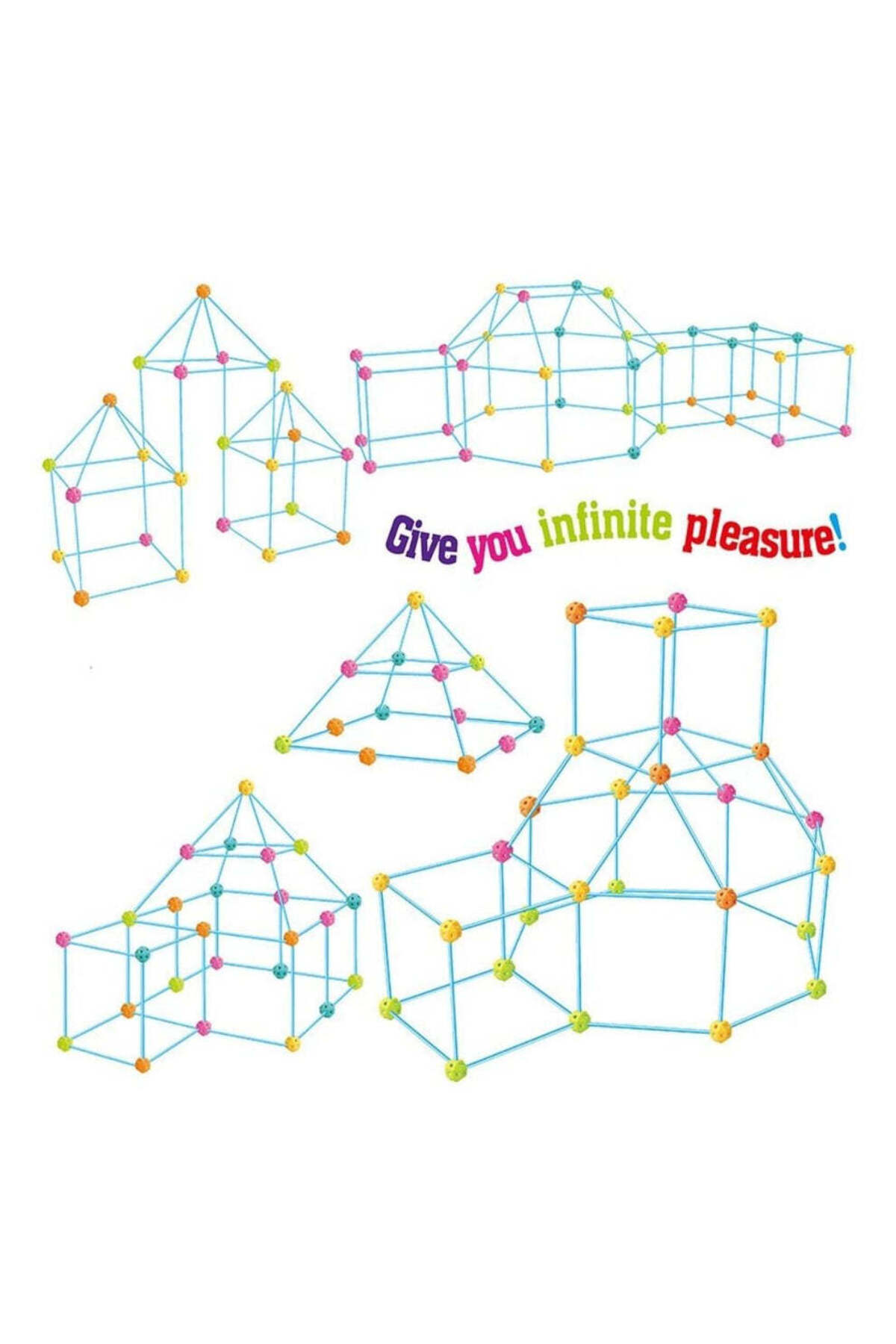 کیت سرگرمی سازنده – اسباب‌بازی خلاقانه ساخت‌وساز ۱۶۸ قطعه‌ای برای پسران و دختران