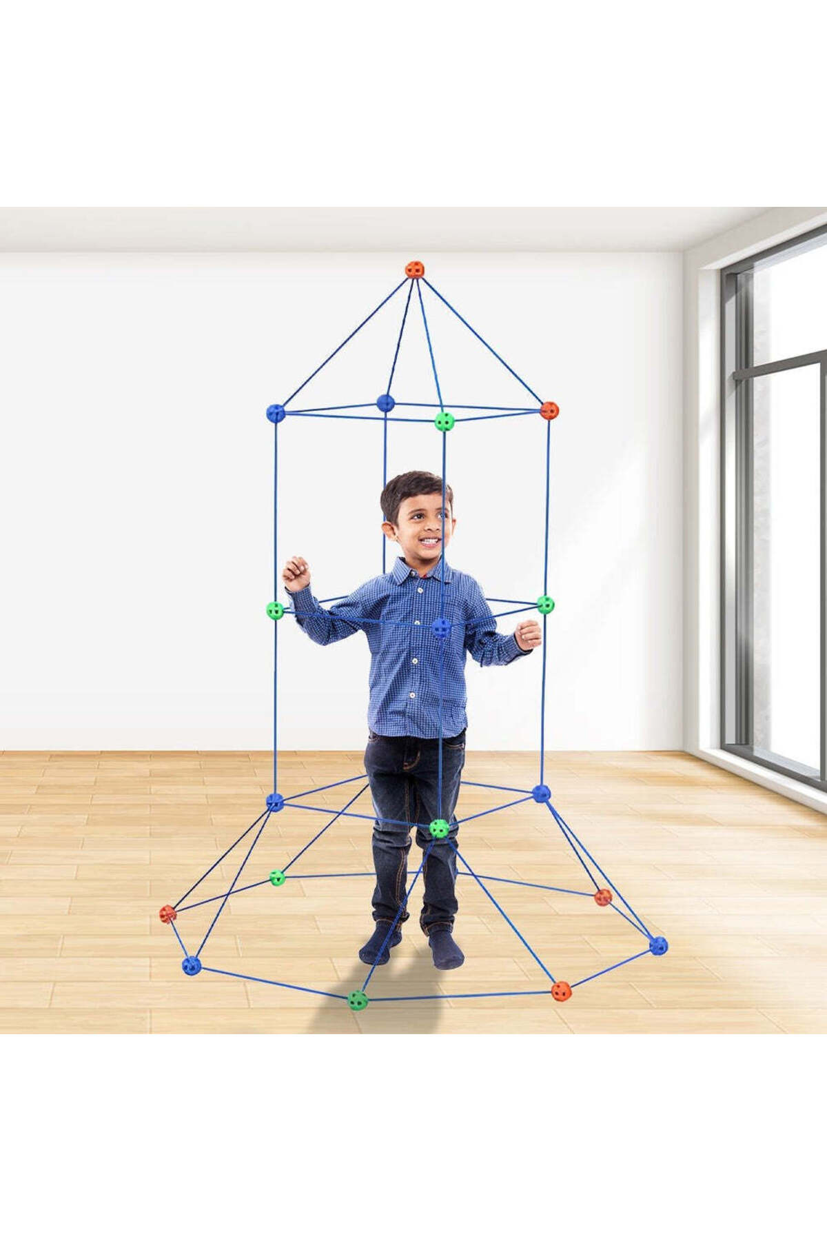 کیت سرگرمی سازنده – اسباب‌بازی خلاقانه ساخت‌وساز ۱۶۸ قطعه‌ای برای پسران و دختران