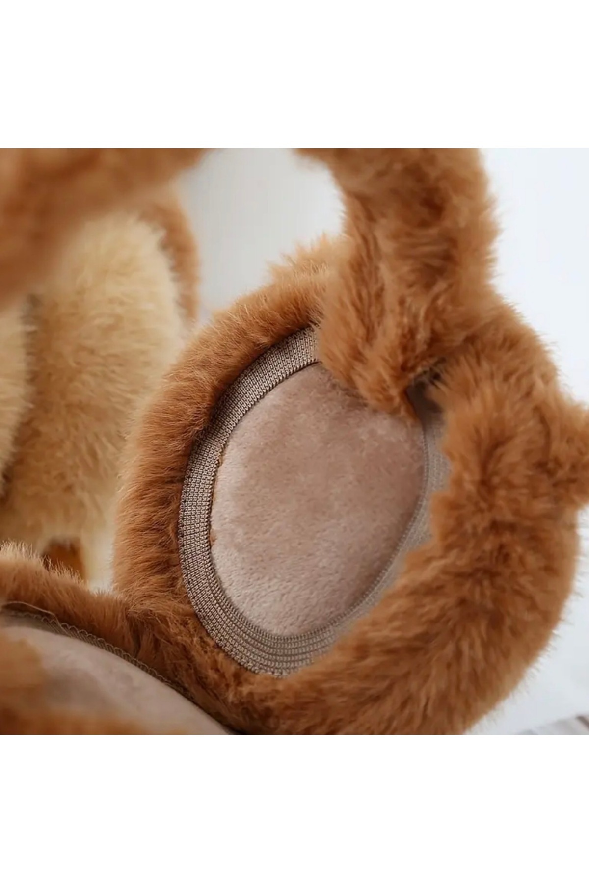EFA Kapibara Kulak Koruyucu Peluş Kulaklık Kawaii Sevimli Capybara görsel 2