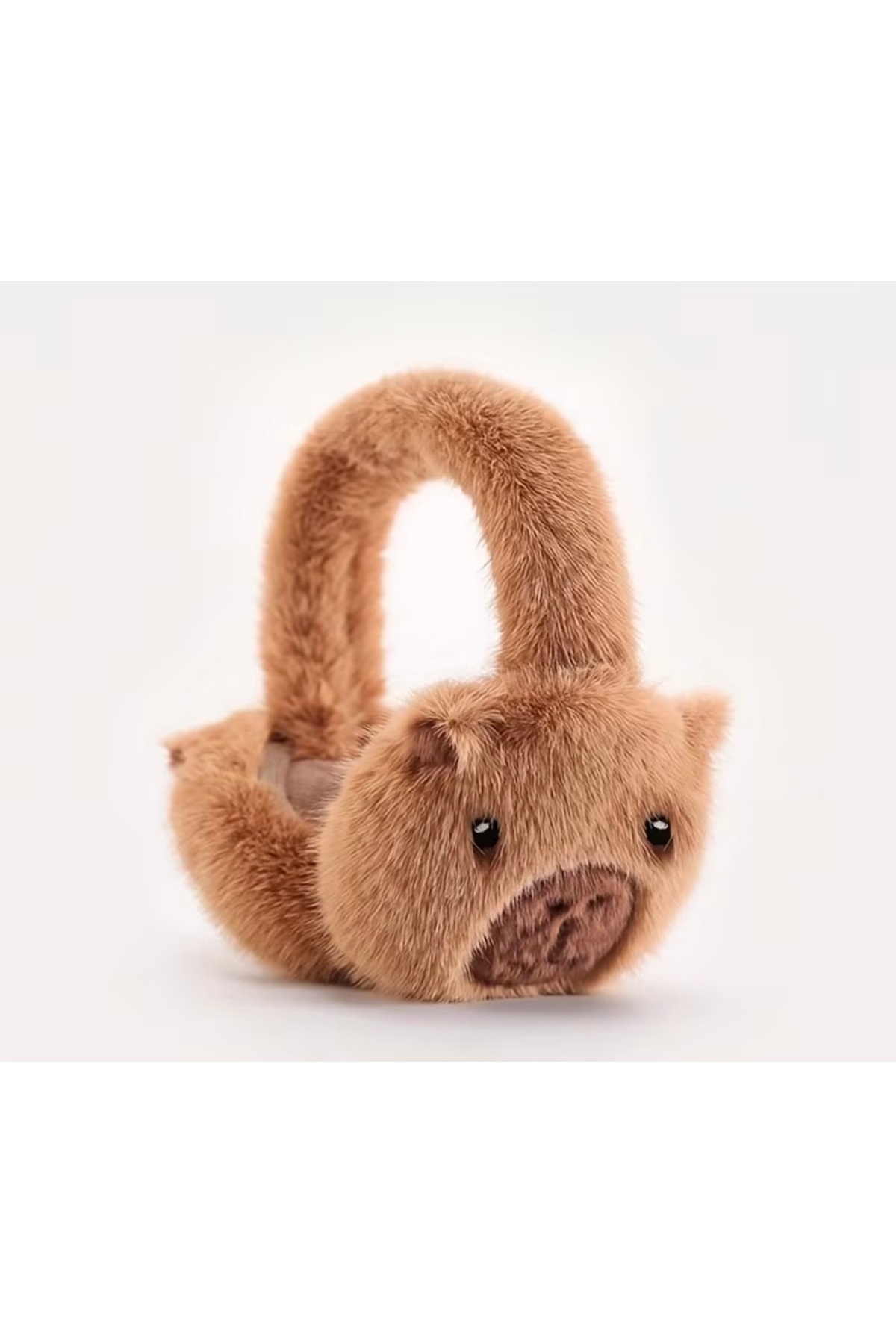 EFA Kapibara Kulak Koruyucu Peluş Kulaklık Kawaii Sevimli Capybara