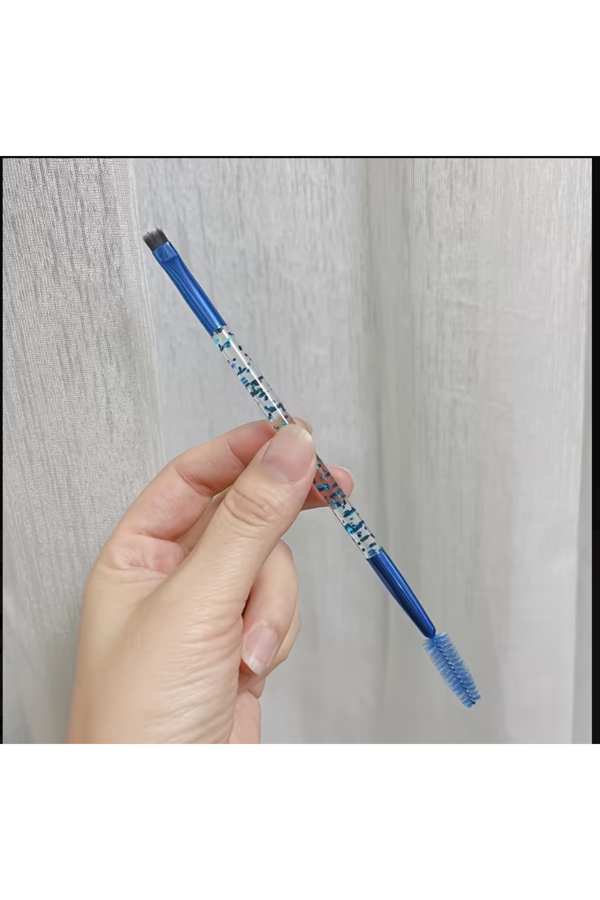 DFCOSMETICS İKİ UÇLU KAŞ BOYAMA KİRPİK PERMA LIFTING TARAMA FIRÇASI EYE BROW ESNEK FIRÇA