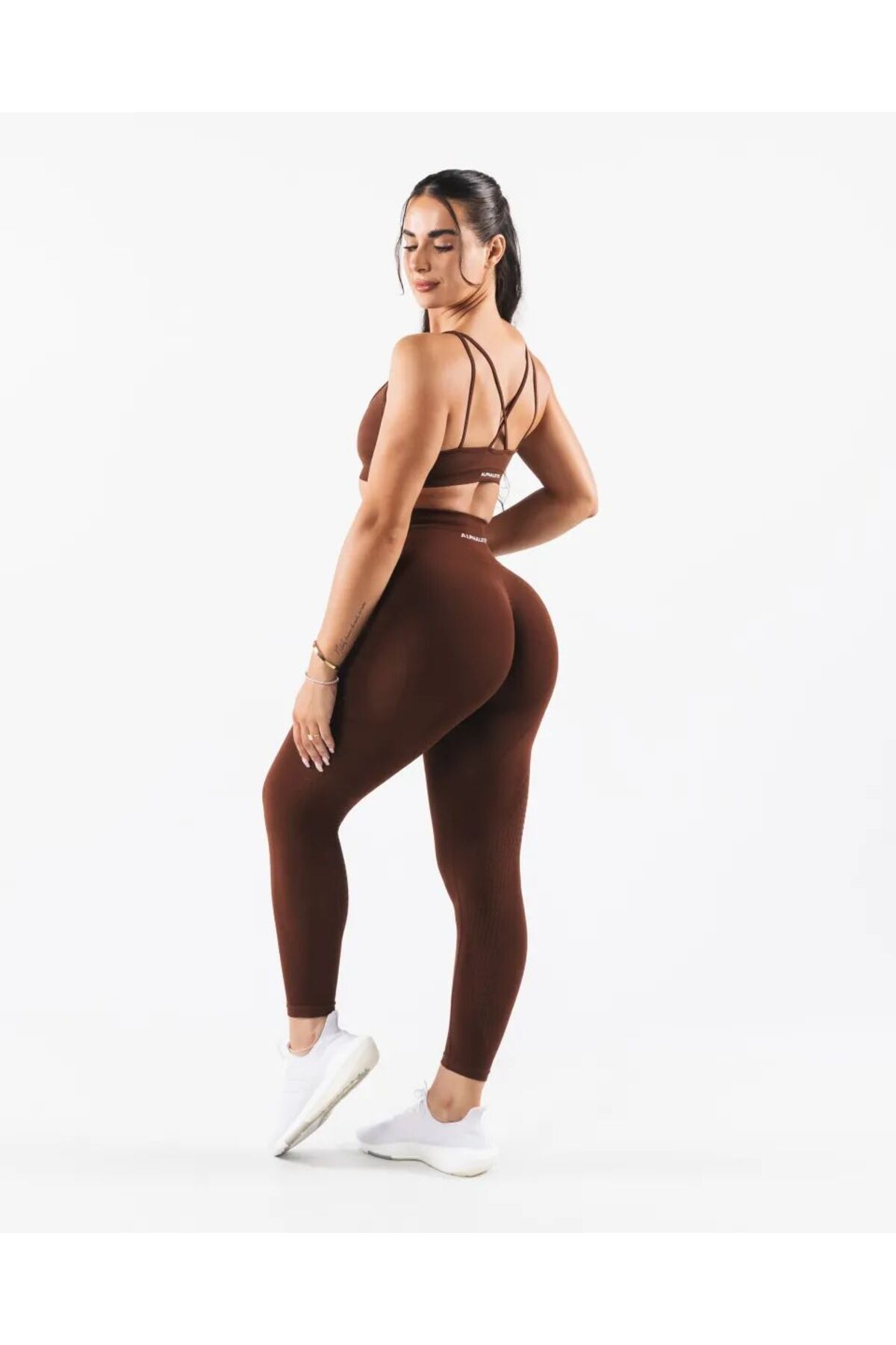 ALPHALETE spor bralet KAHVE RENGİ