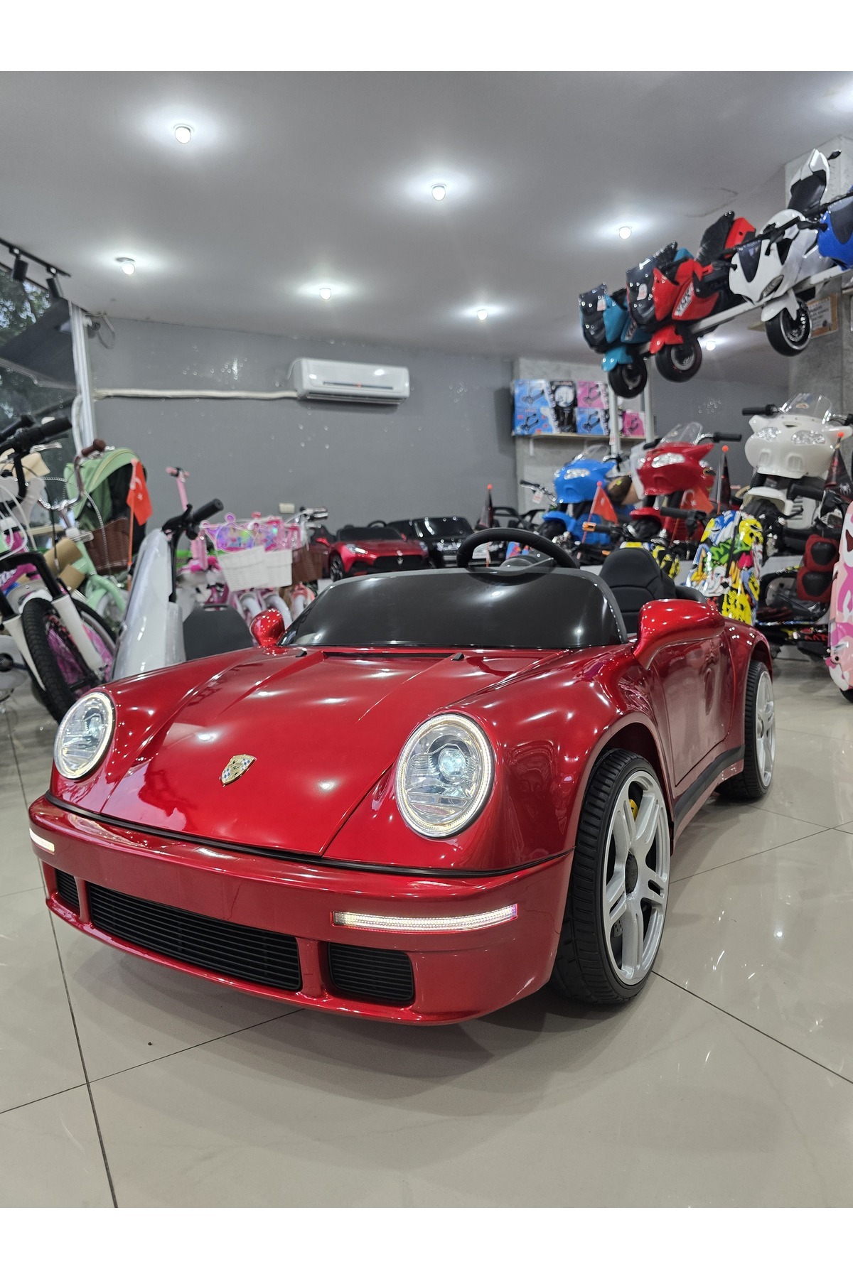 Fable Porche RUF 24 Volt! Çift Kişilik, Tabletli, Elektrikli Fırçasız Motor, Kumandalı