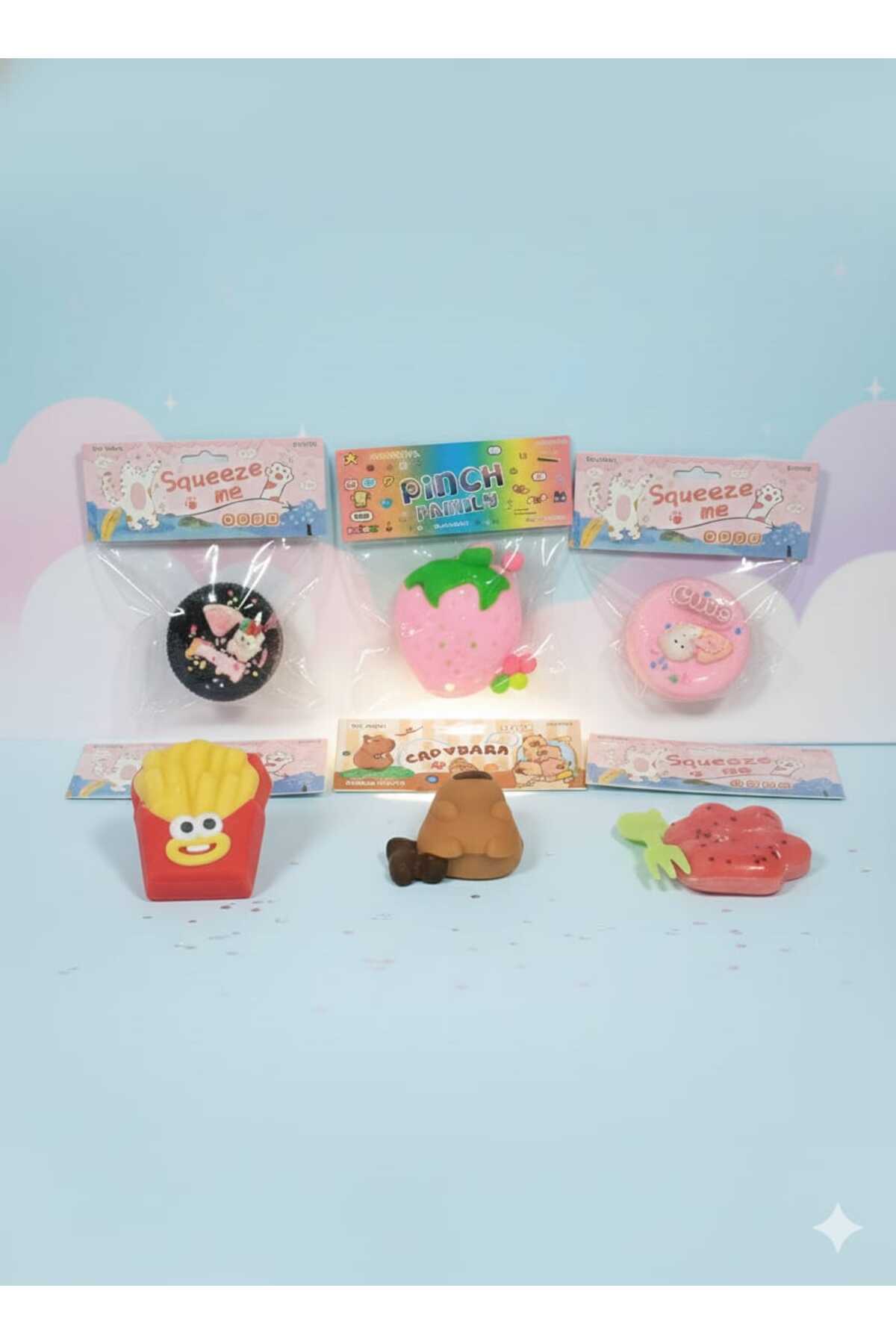 DenEs Life sukuşi squishy stres oyuncağı yumuşacık jel oyuncak