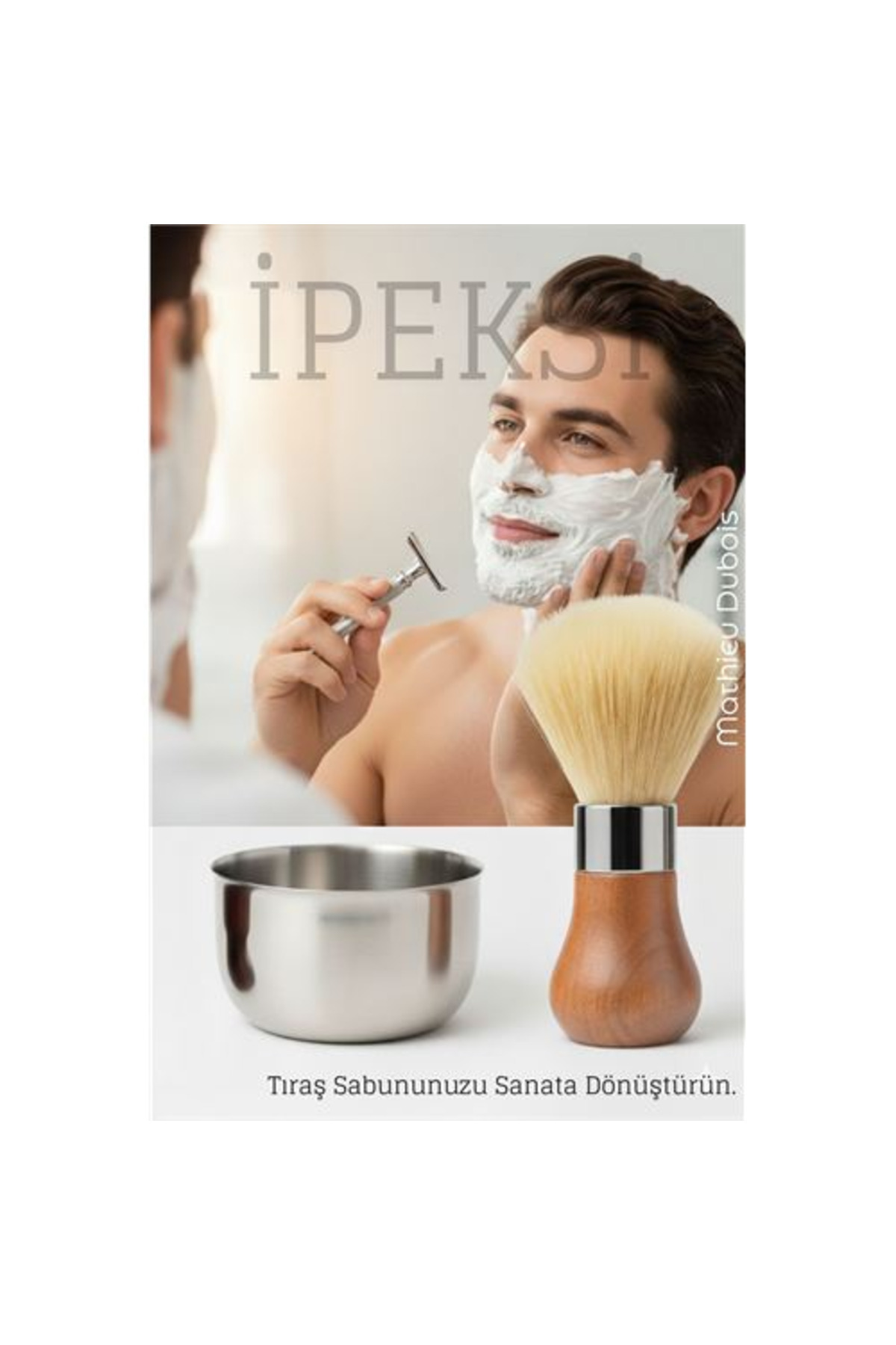 Fırsatkolik Premium Tıraş Fırçası - Dişbudak Saplı - %70 Domuz Kılı Karışımı | Yoğun Köpük Pürüzsüz Tıraş