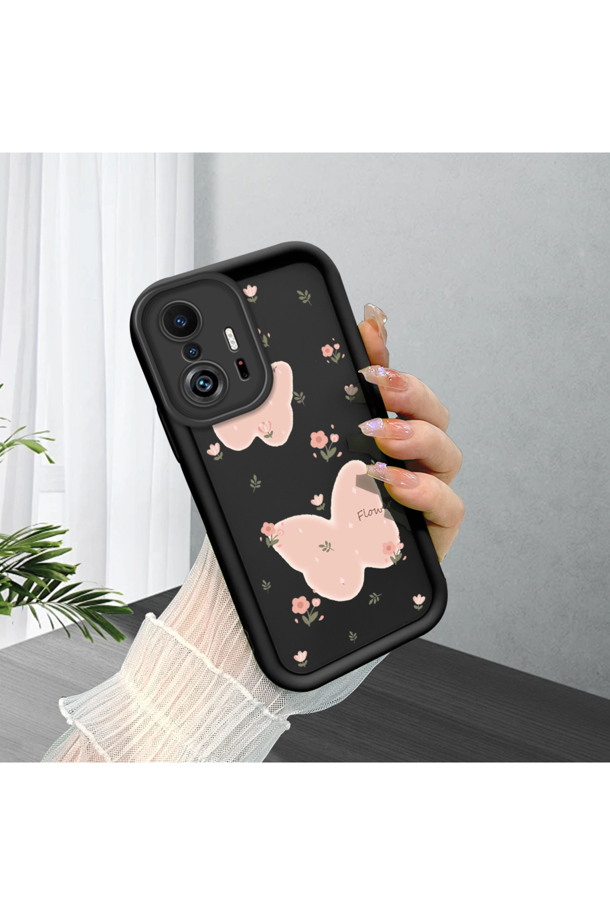Xiaomi Mi 11T/Mi 11T Pro Compatible Small flowers Anti-fall Soft Silicone Phone Case