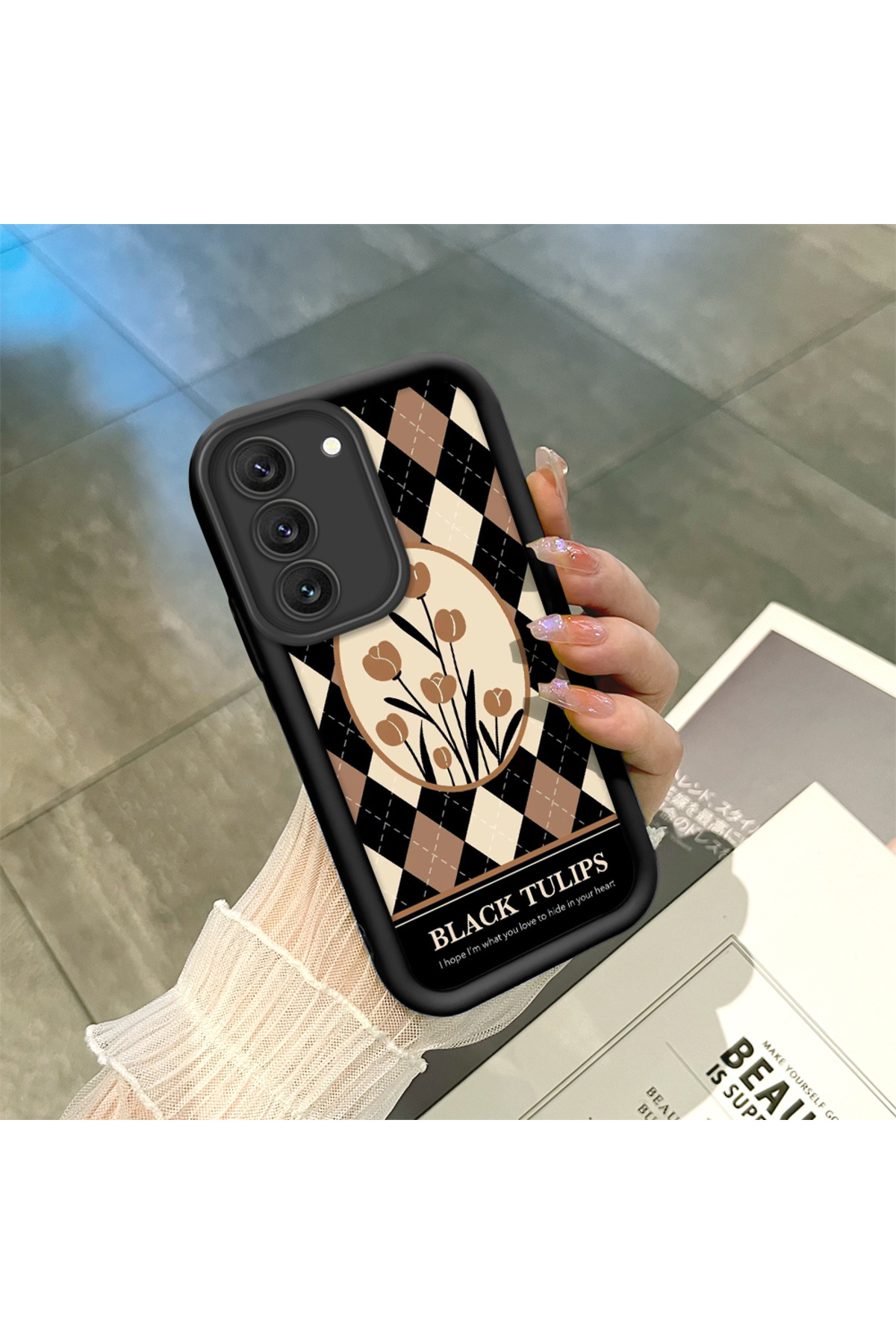 Samsung Galaxy S22 Compatible Frame pattern Anti-fall Soft Silicone Phone Case