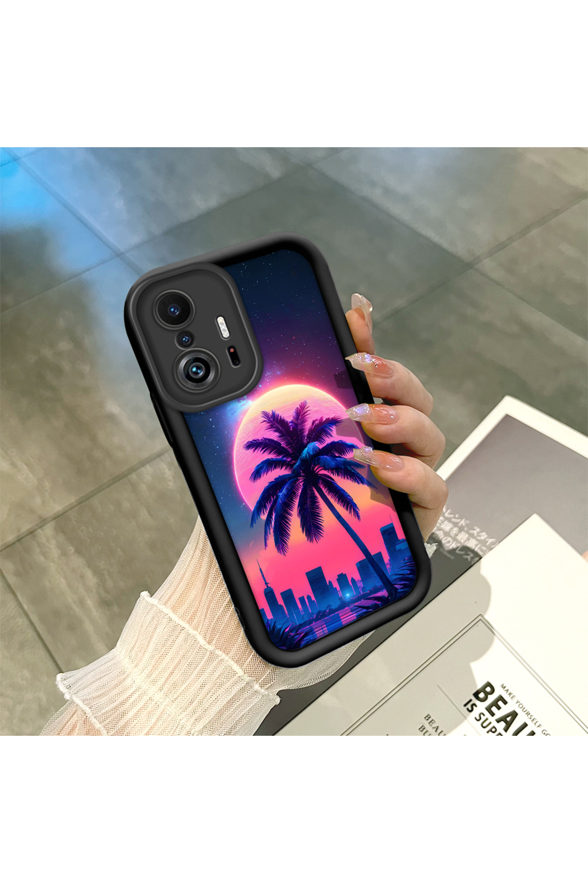 Xiaomi Mi 11T/Mi 11T Pro Compatible Evening Sun Anti-fall Soft Silicone Phone Case