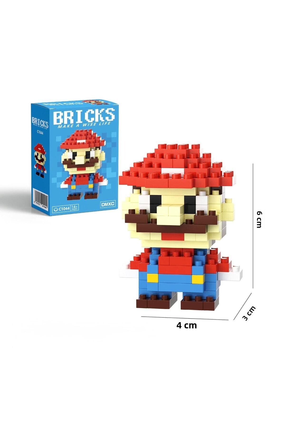 سوپرماریو بلوک‌های ساختنی معمایی سه‌بعدی +۱۴ رنگارنگ