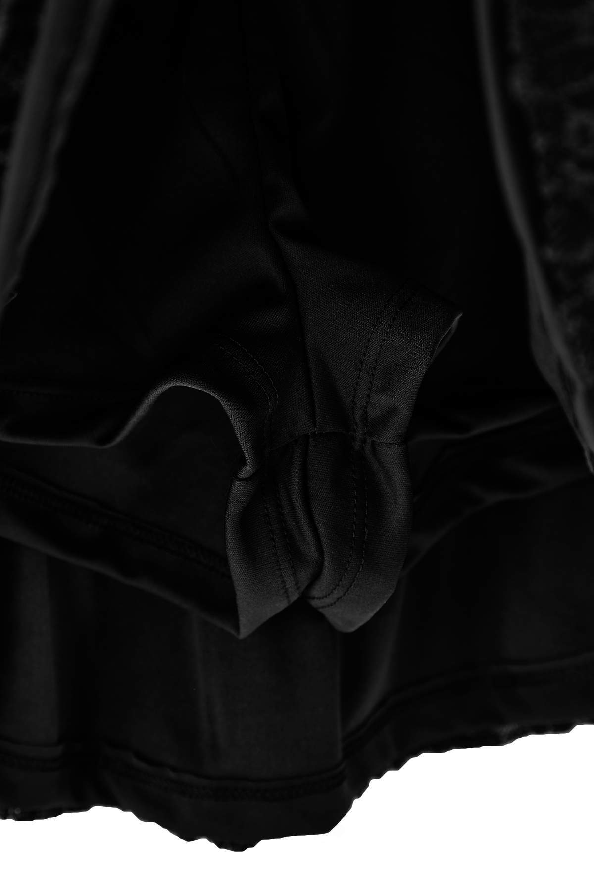 Trendyolmilla  Siyah Düz Ekstra Kısa / Süper Mini Örme Dantel Party Etek TPRAW26ET00015 - Görsel 7