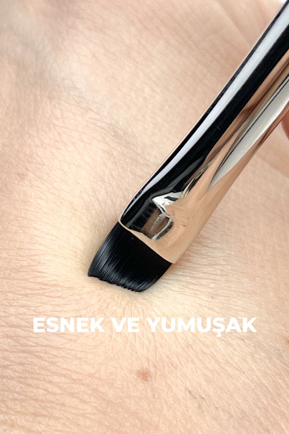 2si1 Arada Eğimli Eyeliner Makyaj Kaş Kirpik Tasarım Fırçası Go Brow Brush No:1 — brushno1 — تصویر 5 از 5