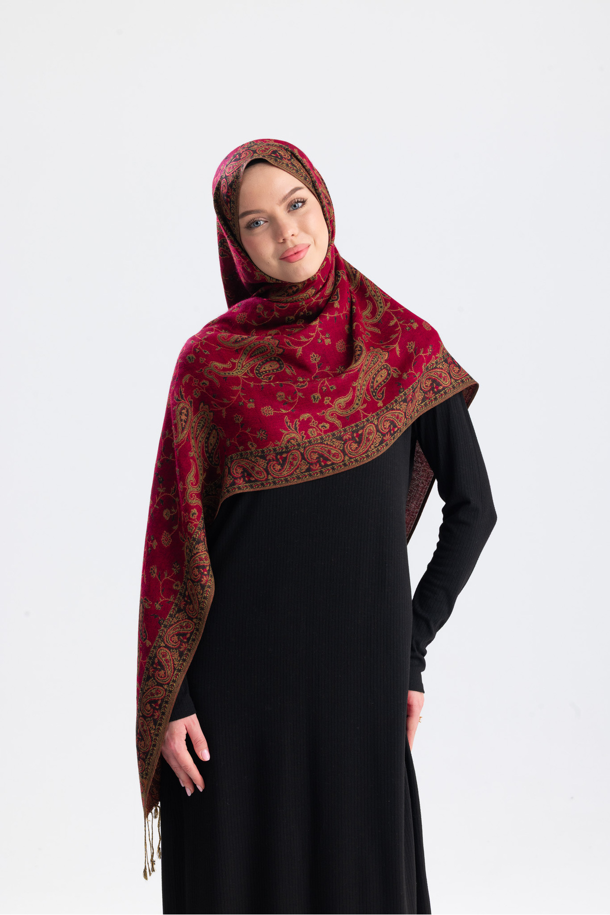 CHALE  Royale Passage Serisi - Cashmere Collection / Dokuma Kaşmir Şal - Görsel 3