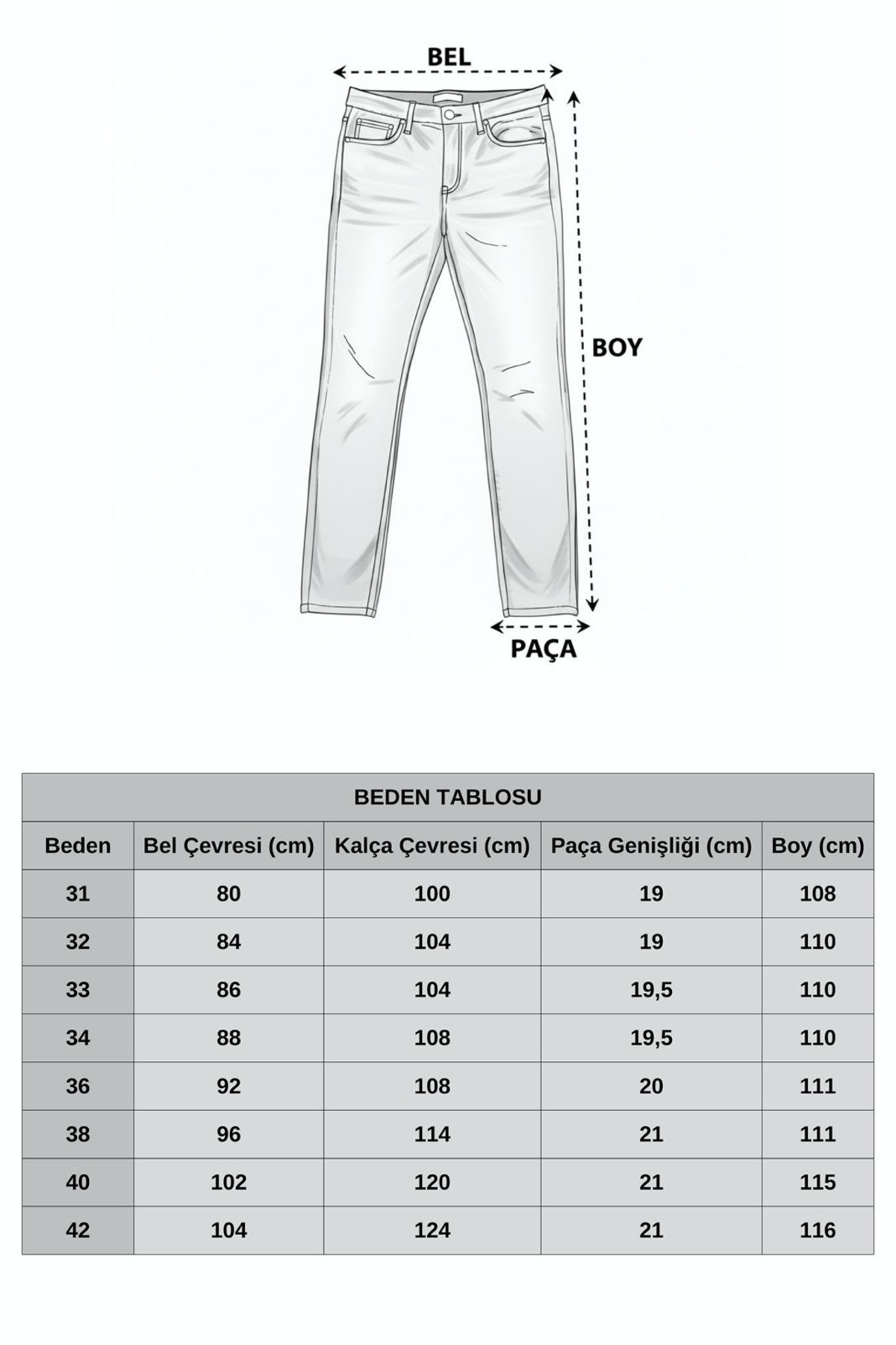 MYRAB DENİM  Erkek Koyu Lacivert Regular Fit Likralı Esnek Kot Pantolon Denim Jean Günlük & Casual Model - Görsel 8