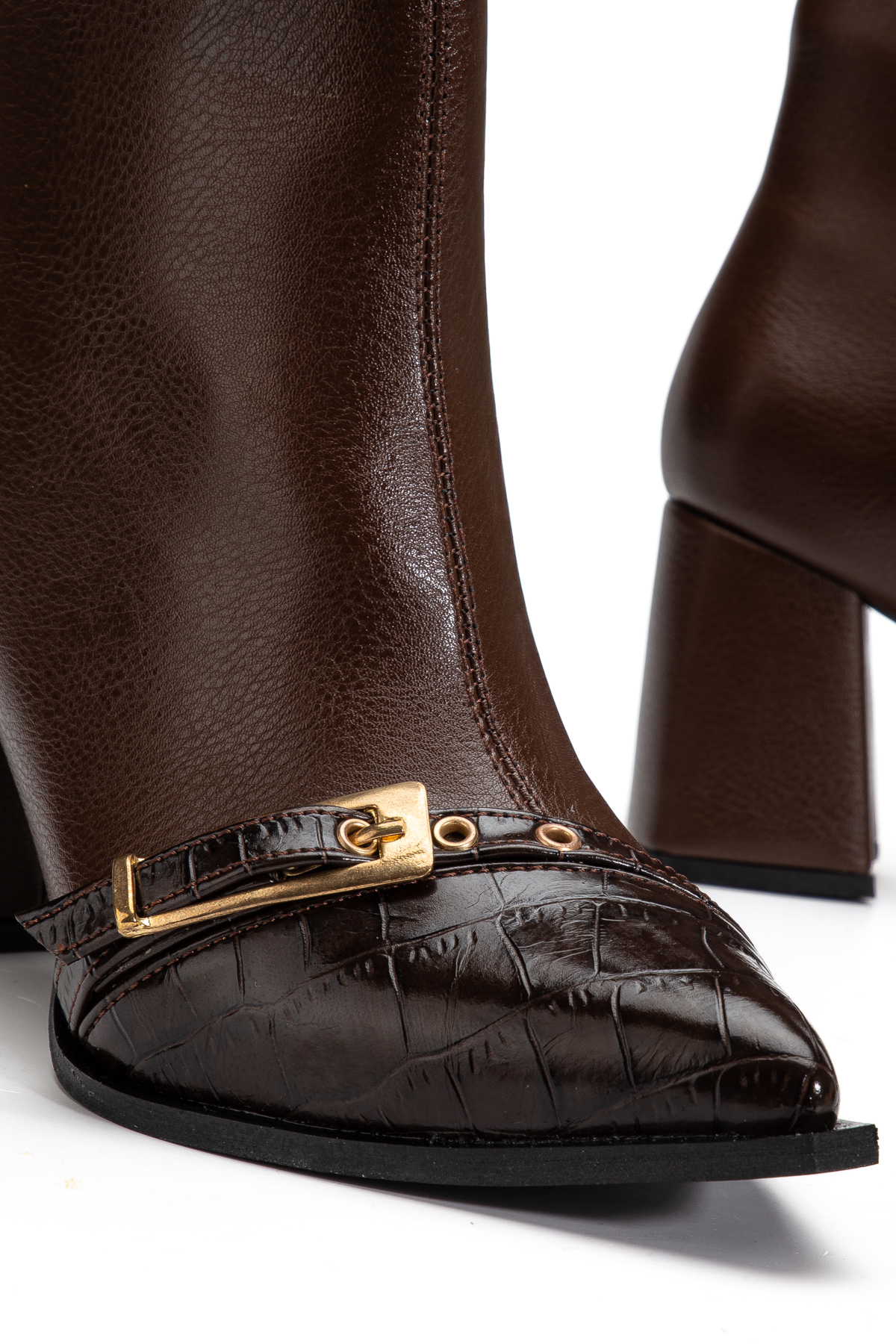 ACMZ SHOES kadın bot tokalı görsel 3