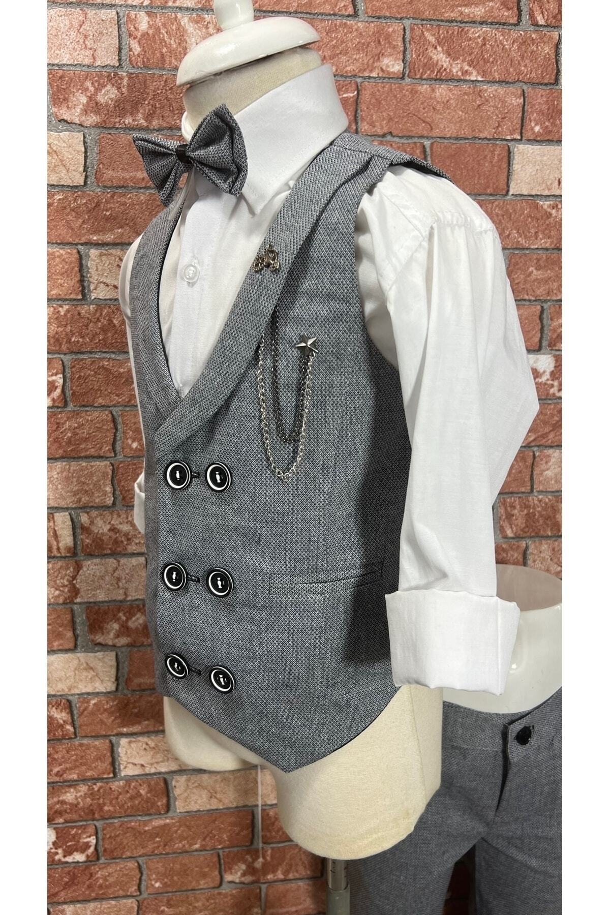 HAYTA Yelek Takim Gömlekli Set 5yaş-14yaş Venedik fotoğrafı 5 (önizleme)