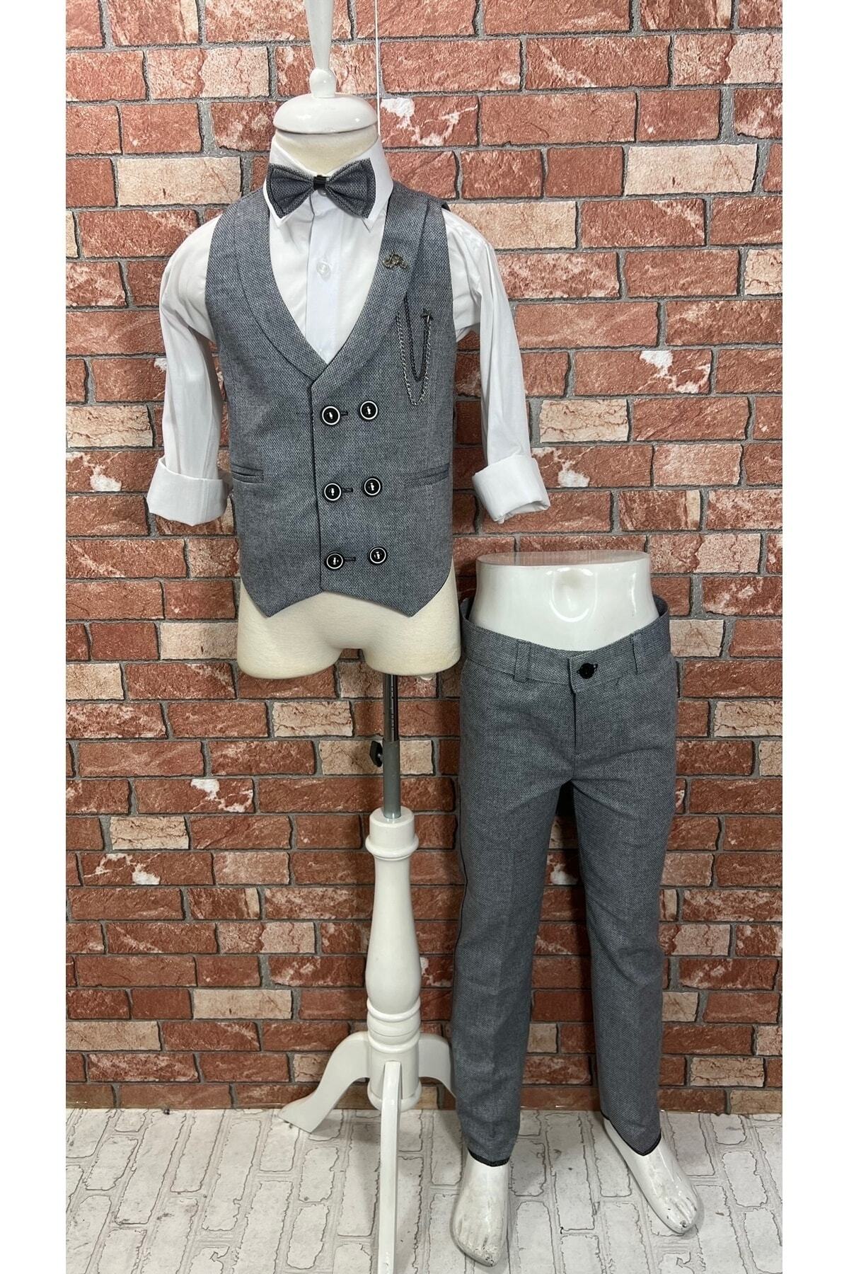 HAYTA Yelek Takim Gömlekli Set 5yaş-14yaş Venedik fotoğrafı 2 (önizleme)