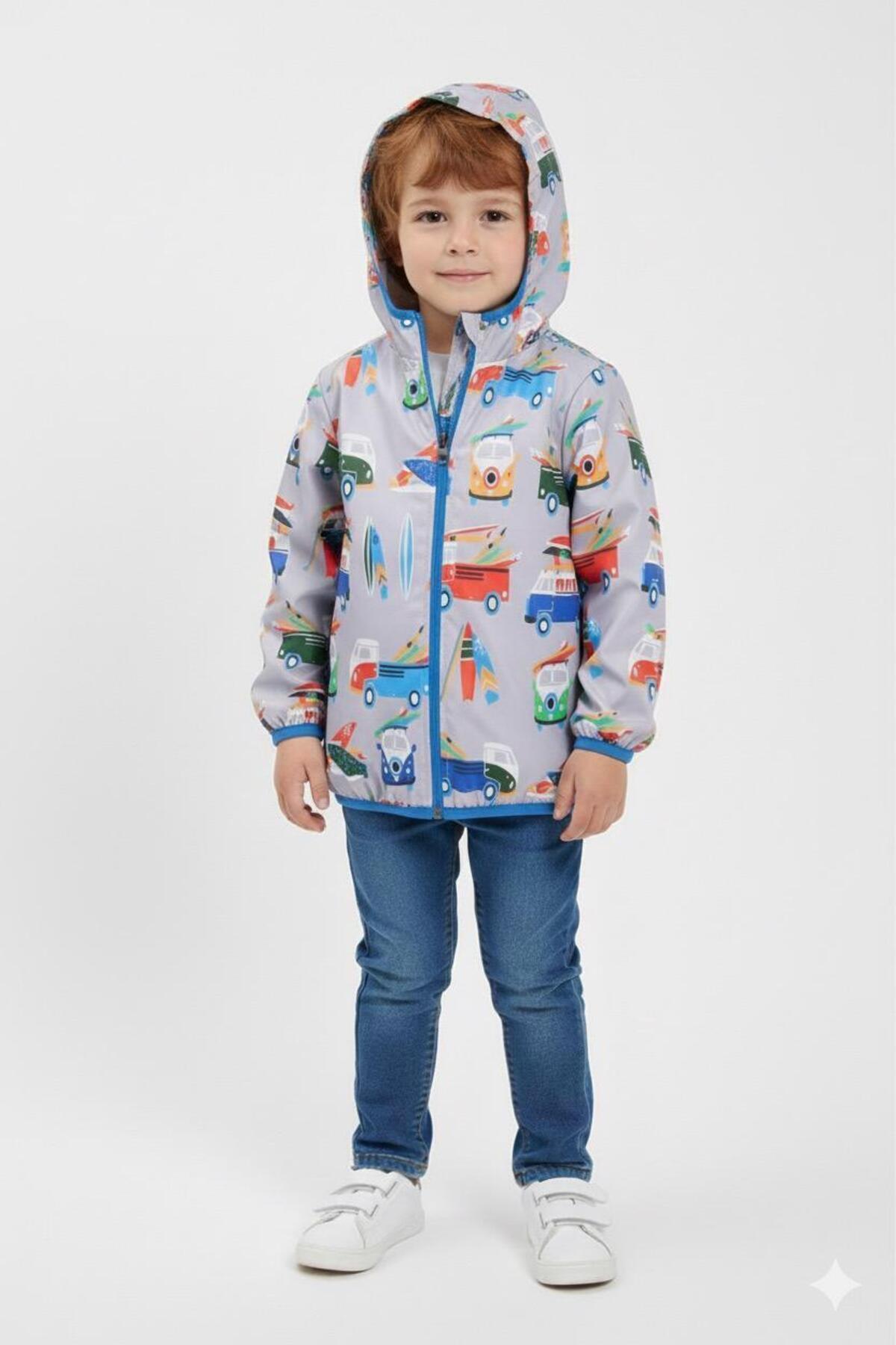 Butik ERKEK BEBEK KAPÜŞON DETAYLI YAĞMURLUK - RÜZGARLIK fotoğrafı 4 (önizleme)