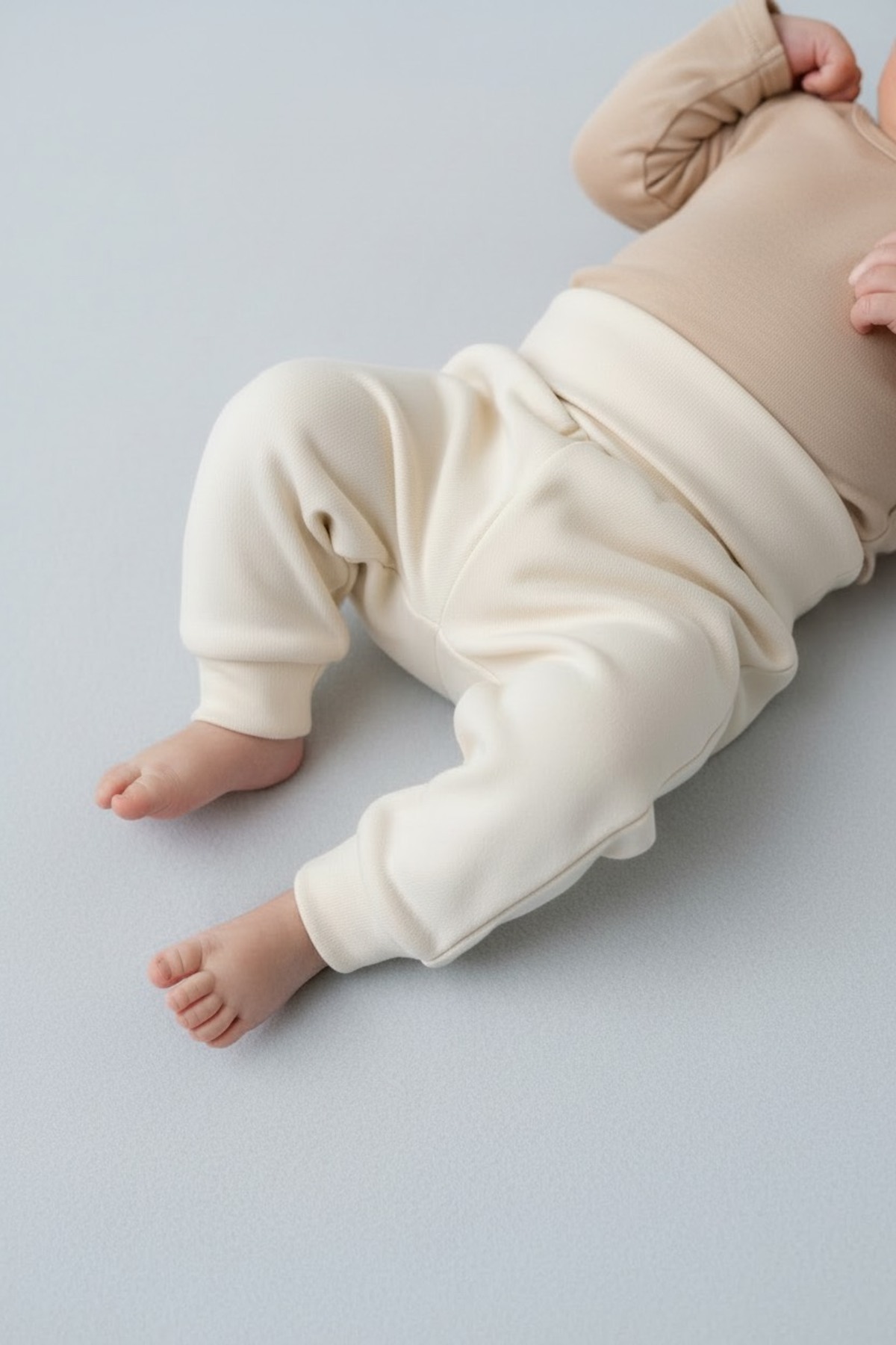 Bondberro 3'lü Takım Yüksek Bel Yeni Doğan ve Bebek Tayt fotoğrafı 4 (önizleme)