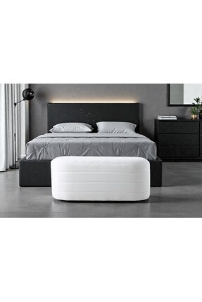Framgan Bench Puf - Yatak Ucu Bench - CNC Çizgili Modern Bench Modelleri -Otu...