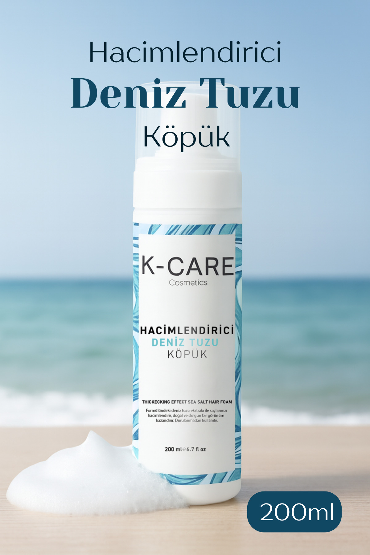 Hacimlendirici Deniz Tuzu Köpük 200 ml — saçbakım21 — تصویر 2 از 3