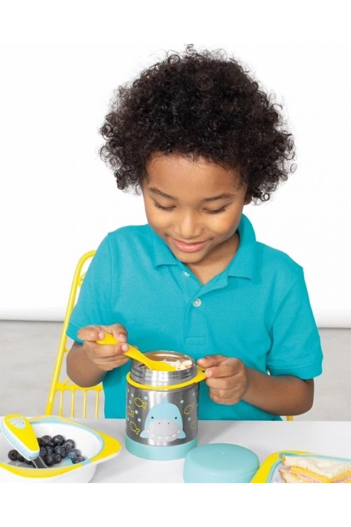 Skip Hop Zoo Paslanmaz Çelik Termos 325 ml Köpek Balığı fotoğrafı 5 (önizleme)