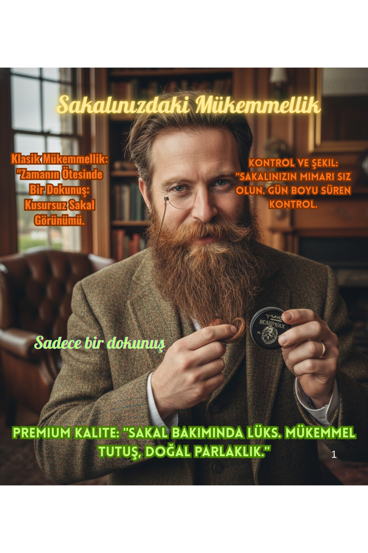واکس ریش ۵۰ میلی‌لیتری – محصول اصلاح و تغذیه‌کننده ریش آقایان — MYC-B-WAX — تصویر 2 از 4