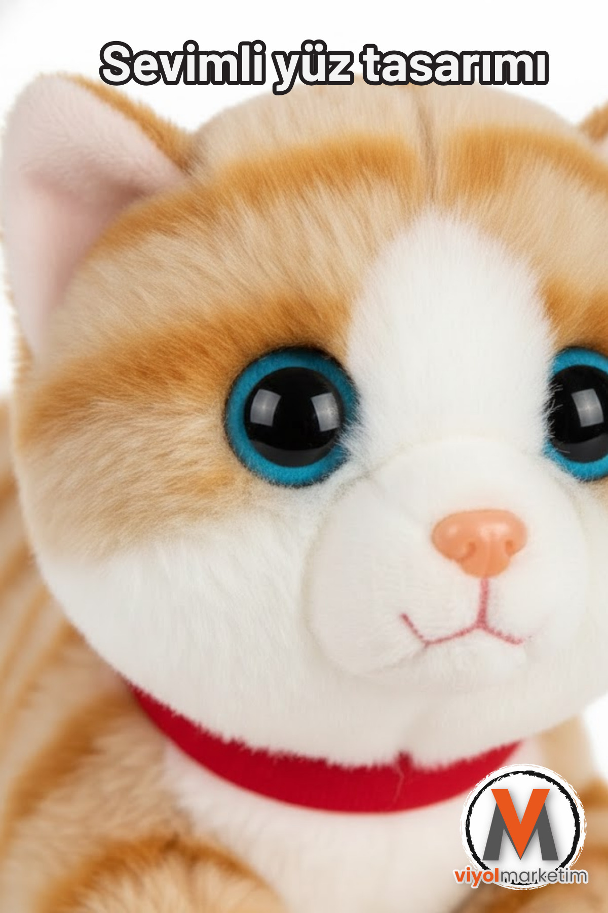 viyolmarketim Sesli Miyavlayan Peluş Kedi 35 cm – Kahverengi Yumuşak Peluş Oyuncak, Uyku ve Oyun Arkadaşı fotoğrafı 4 (önizleme)