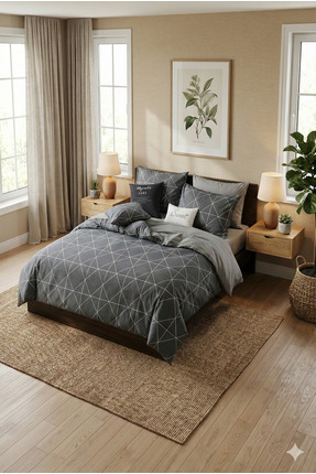 Home Çift Taraflı Çift Kişilik Nevresim Takımı