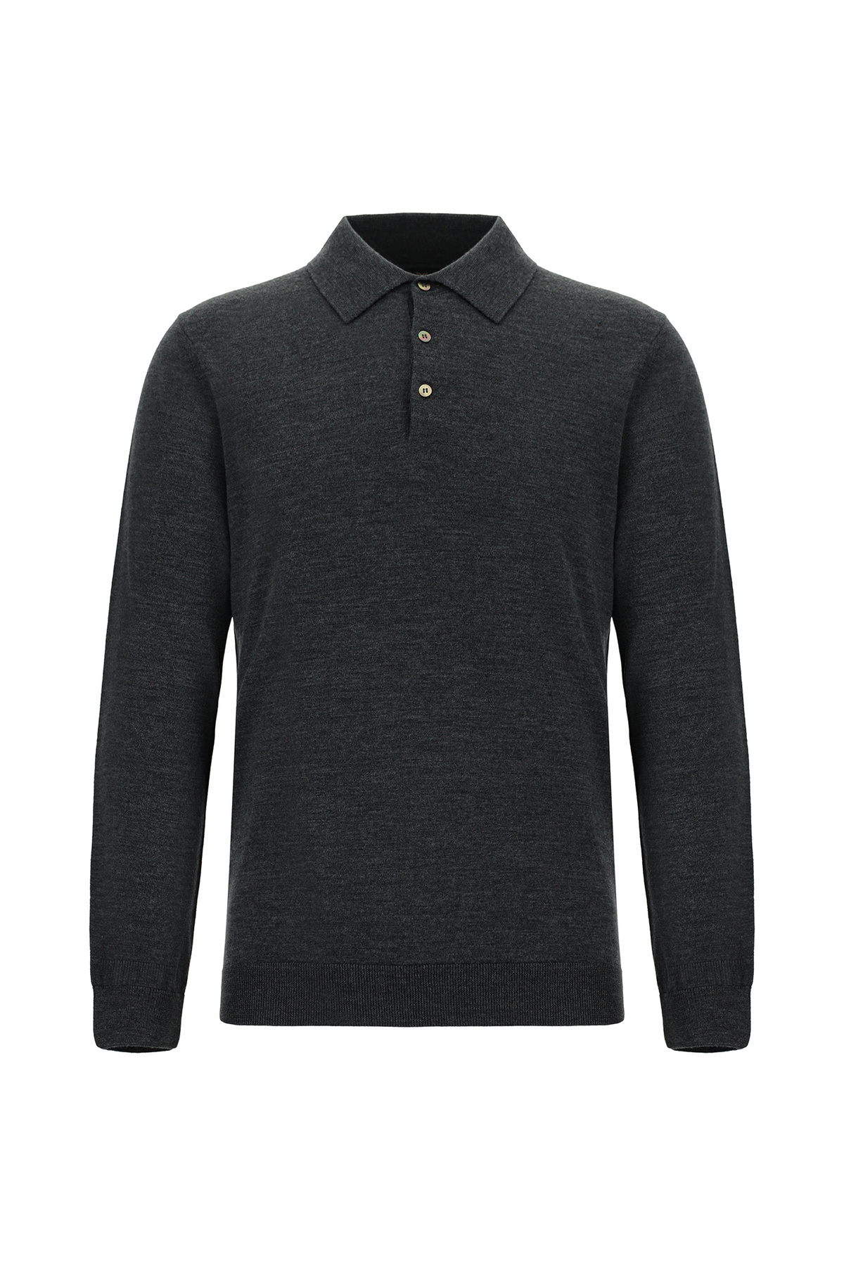 کیگیلی ژاکت بافتنی پشمی دکمه‌دار یقه پولو سایز معمولی