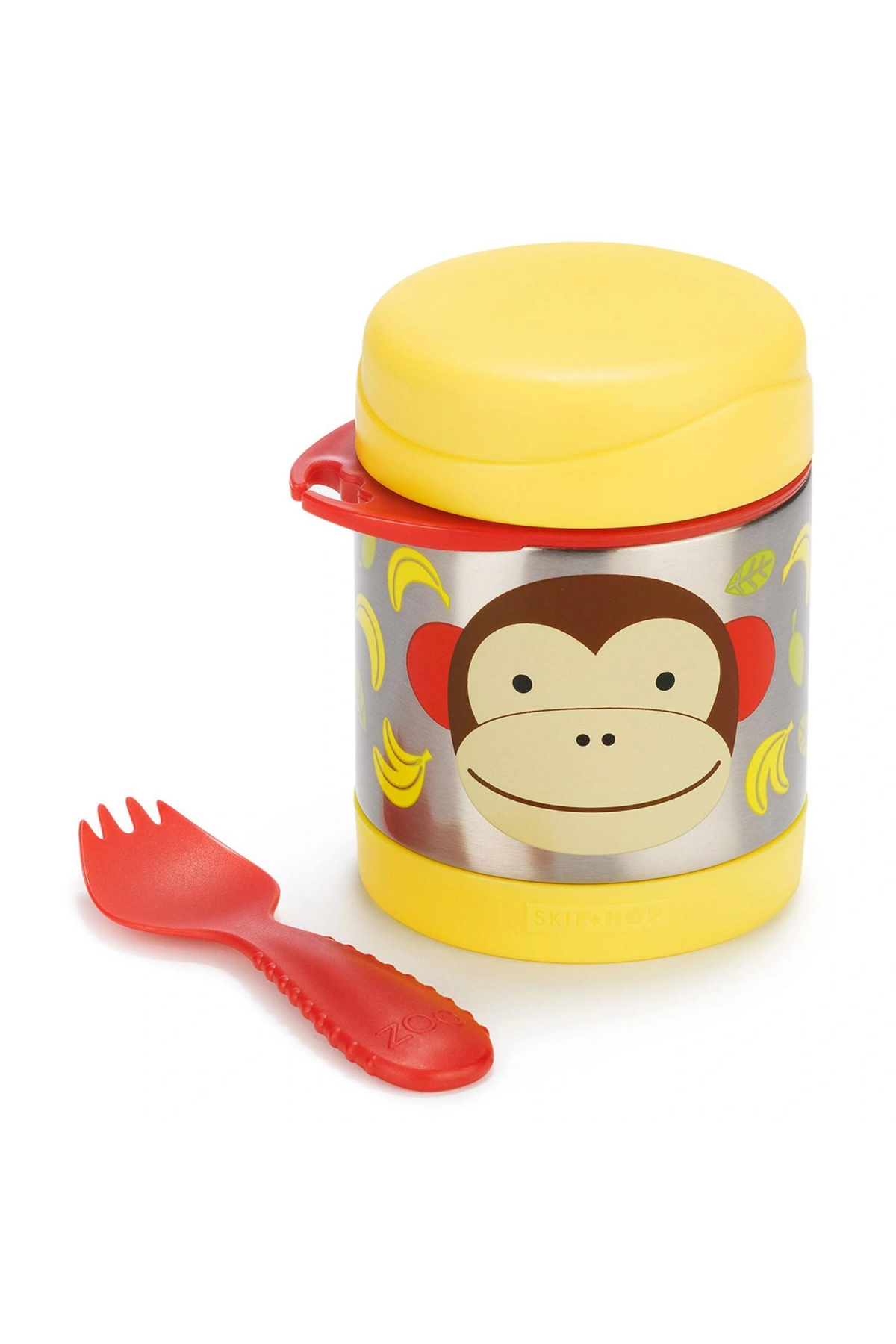 Skip Hop Zoo Paslanmaz Çelik Termos 325 Ml Maymun fotoğrafı 2 (önizleme)