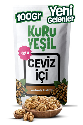 Kuru Yeşil Ceviz İçi - 100 gr - YERLİ - Manisa – Kelebek
