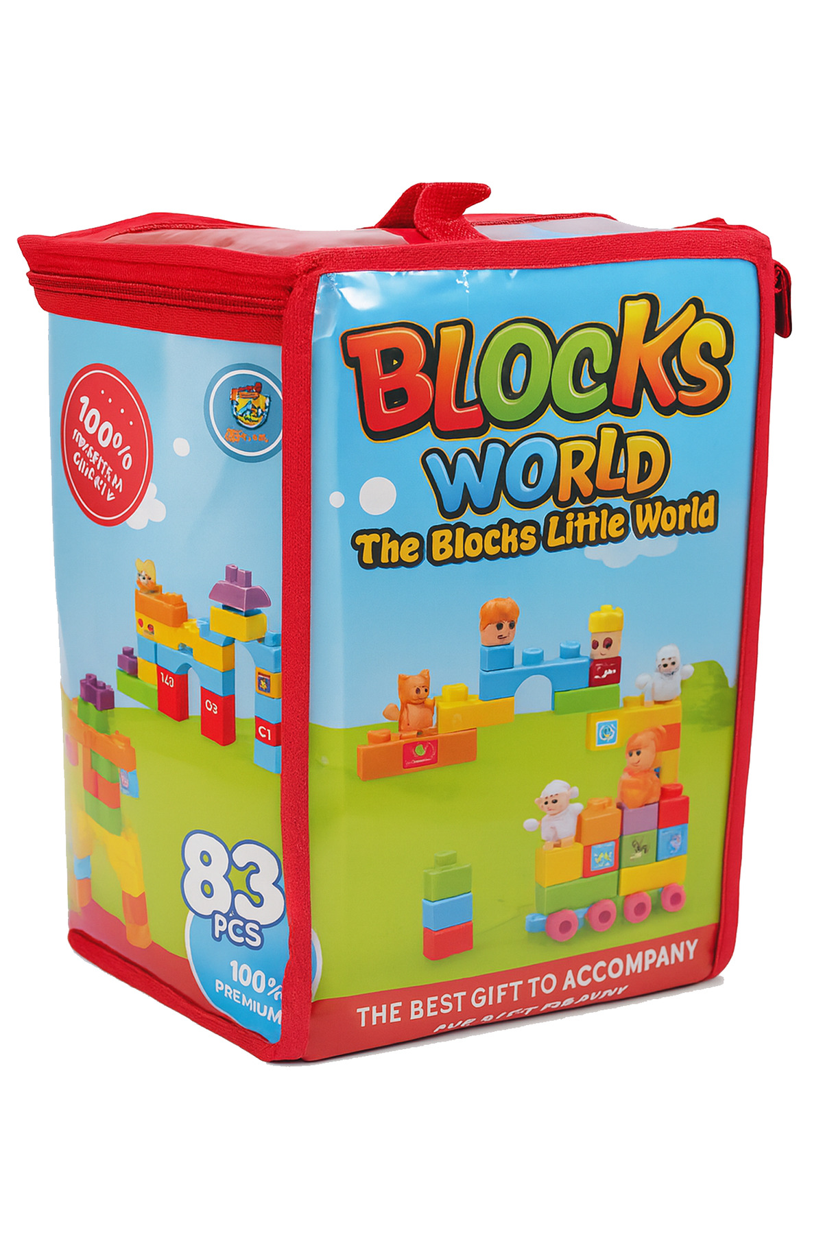 ست بلوکهای ساختنی برای کودکان – فاقد BPA، کاملاً غیرسمی، بلوکهای پلاستیکی محکم برای اسباببازی کودکان