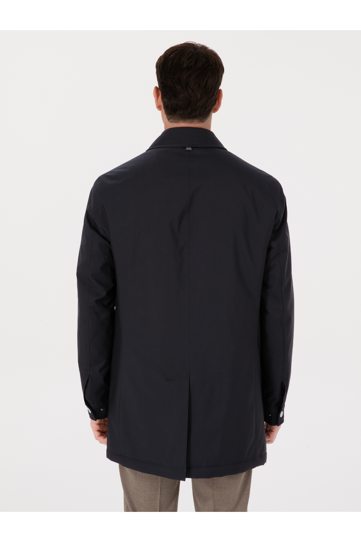 Cacharel  Lacivert Gömlek Yaka Dolgulu Mont 50319253-VR033 - Görsel 5