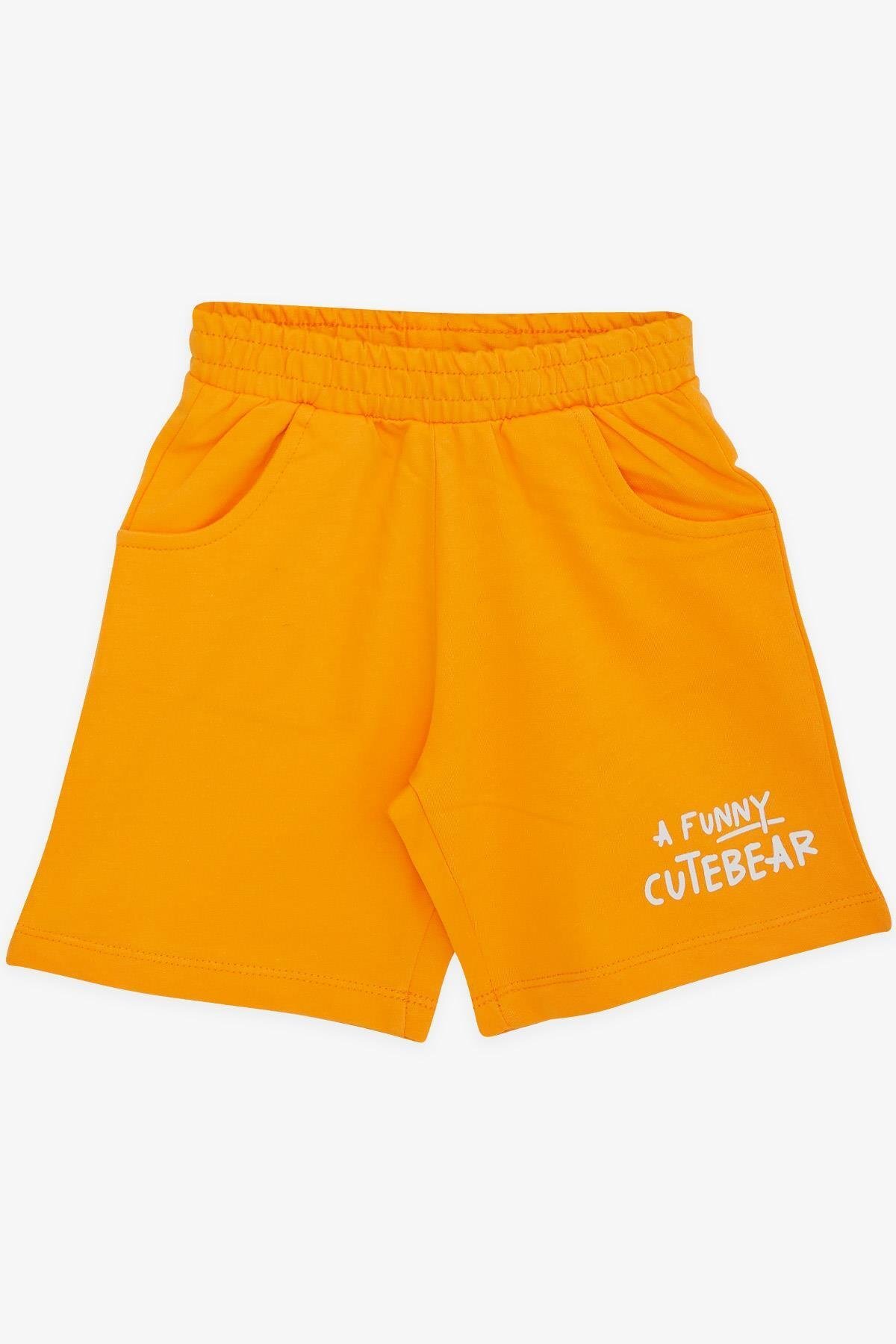 Breeze Girls & Boys Erkek Çocuk Şortlu Takım Sevimli Ayıcık Baskılı 1.5-5 Yaş, Ekru fotoğrafı 7 (önizleme)