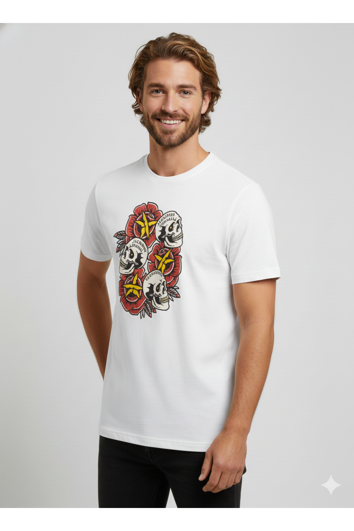 تیشرت مردانه طرح دار آستین کوتاه | جک اند جونز Jack & Jones 12272966 - تصویر 3