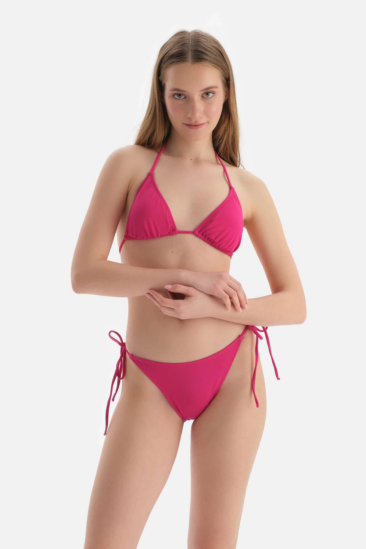 Dagi Fuşya Düşük Bel Spagetti Bikini Altı