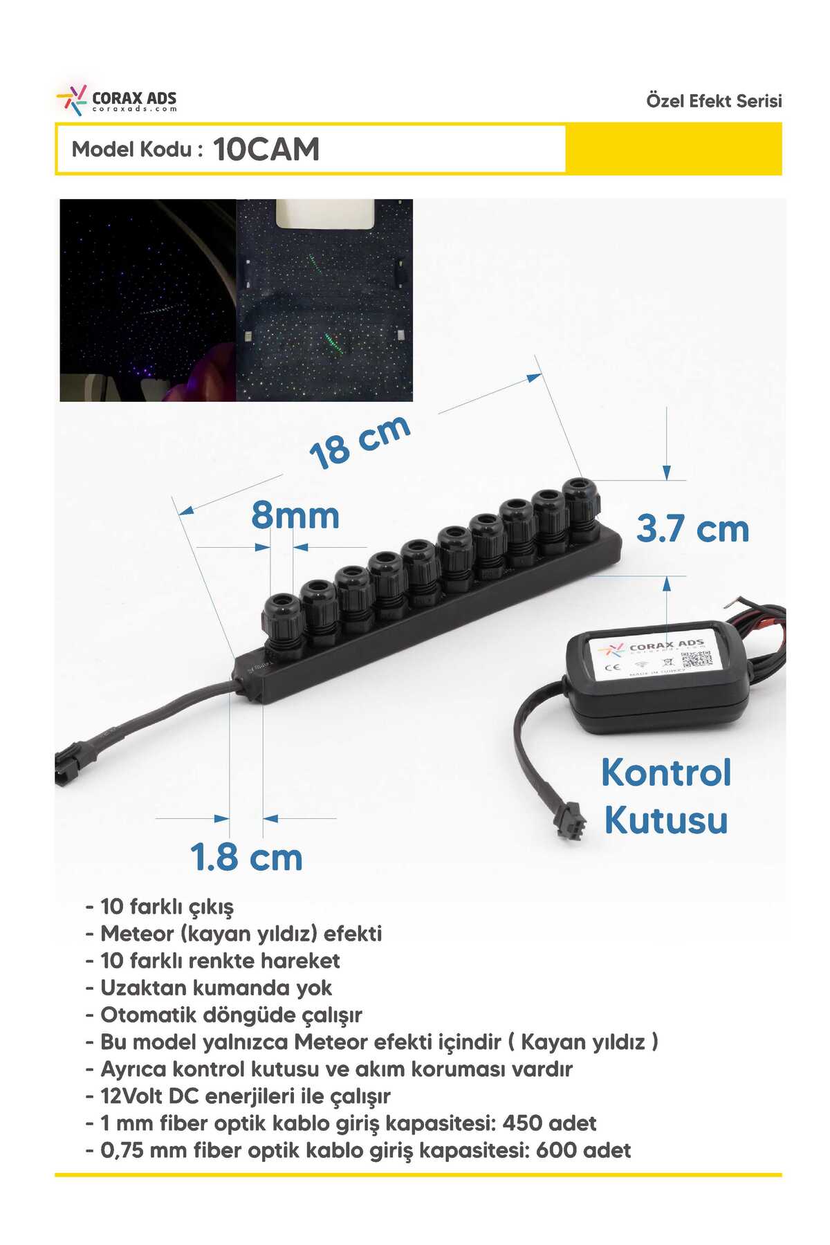 ARGB pixel ışık kaynağı ne işe yarar? - Meteor Efekt Pixel Işık Kaynağı 10 Çıkış - Özel Efekt Pixel Işık Kaynakları