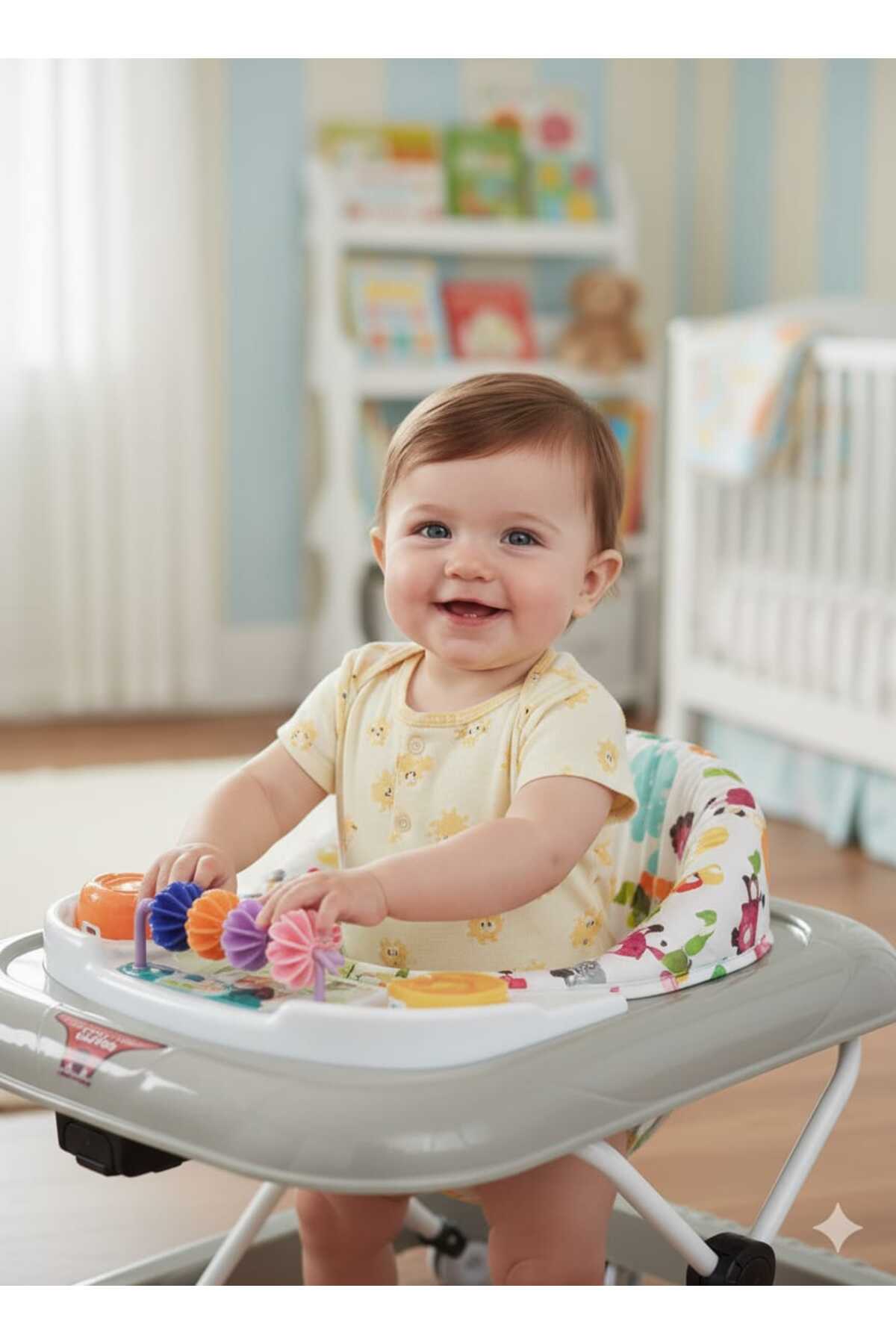 Baby Roys Mama Tablalı Bebek Yürüteci Müzikli Ve Işıklı 10 Teker Yürüteç fotoğrafı 3 (önizleme)