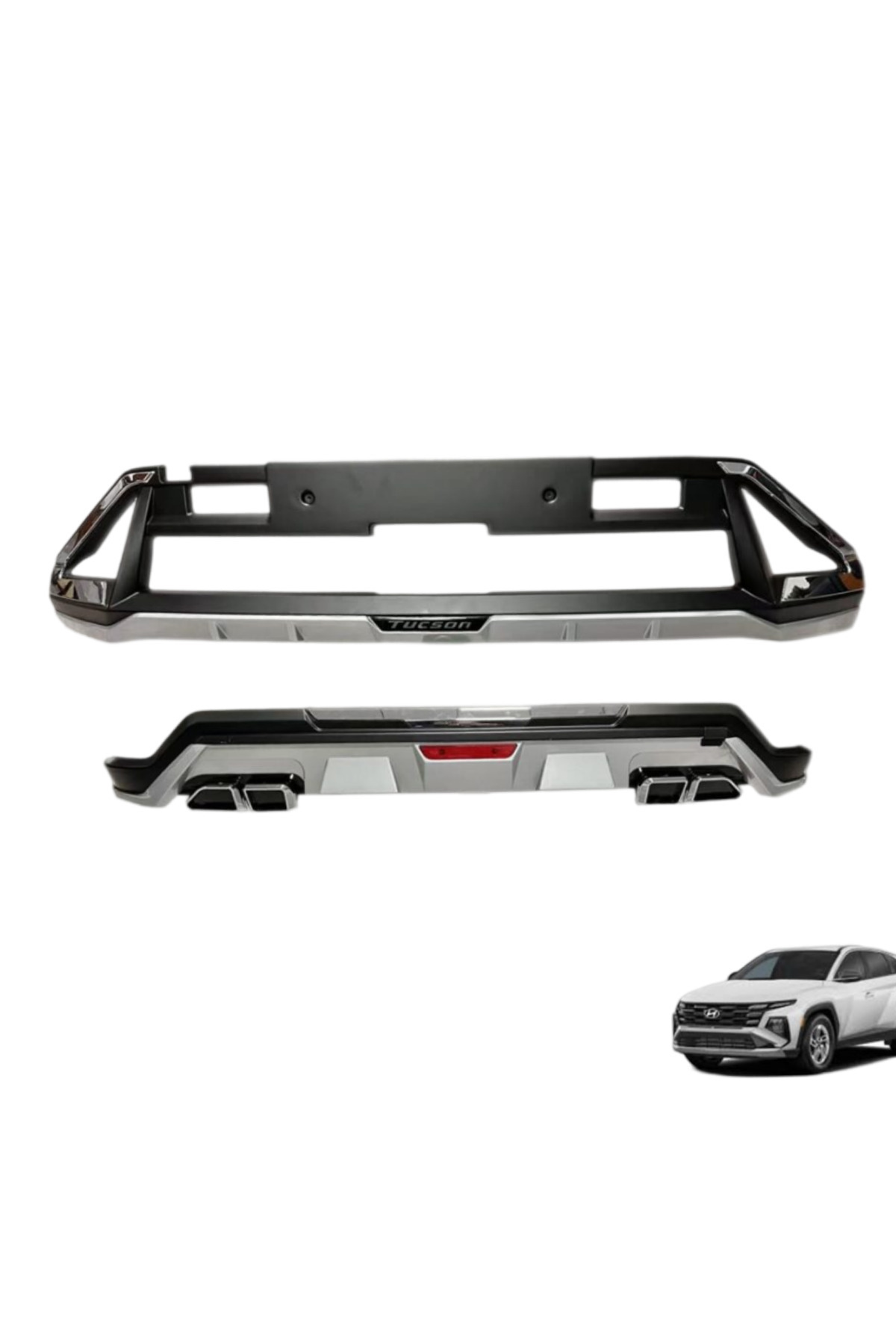 autogp Hyundai tucson ön arka tampon koruması difüzör 2025+ makyajlı model