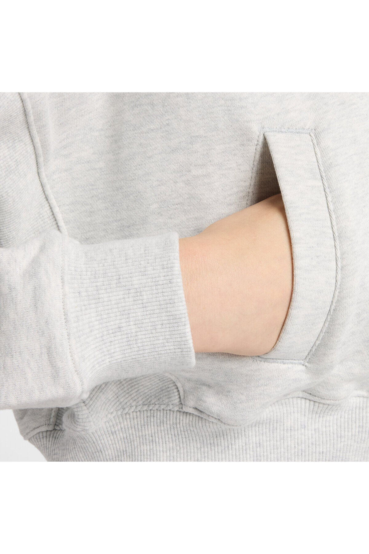 New Balance Gri Kadın Sweatshirt görsel 7