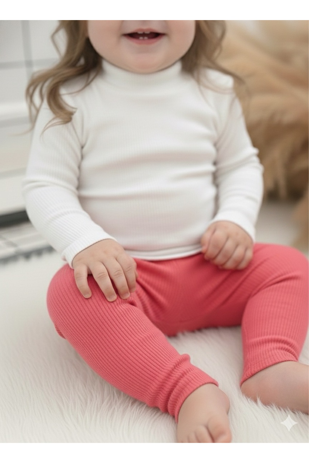 BAHNUR PEMBELi BEBEK TAYT BLUZ BANDANA TAKIMI SETi fotoğrafı 4 (önizleme)