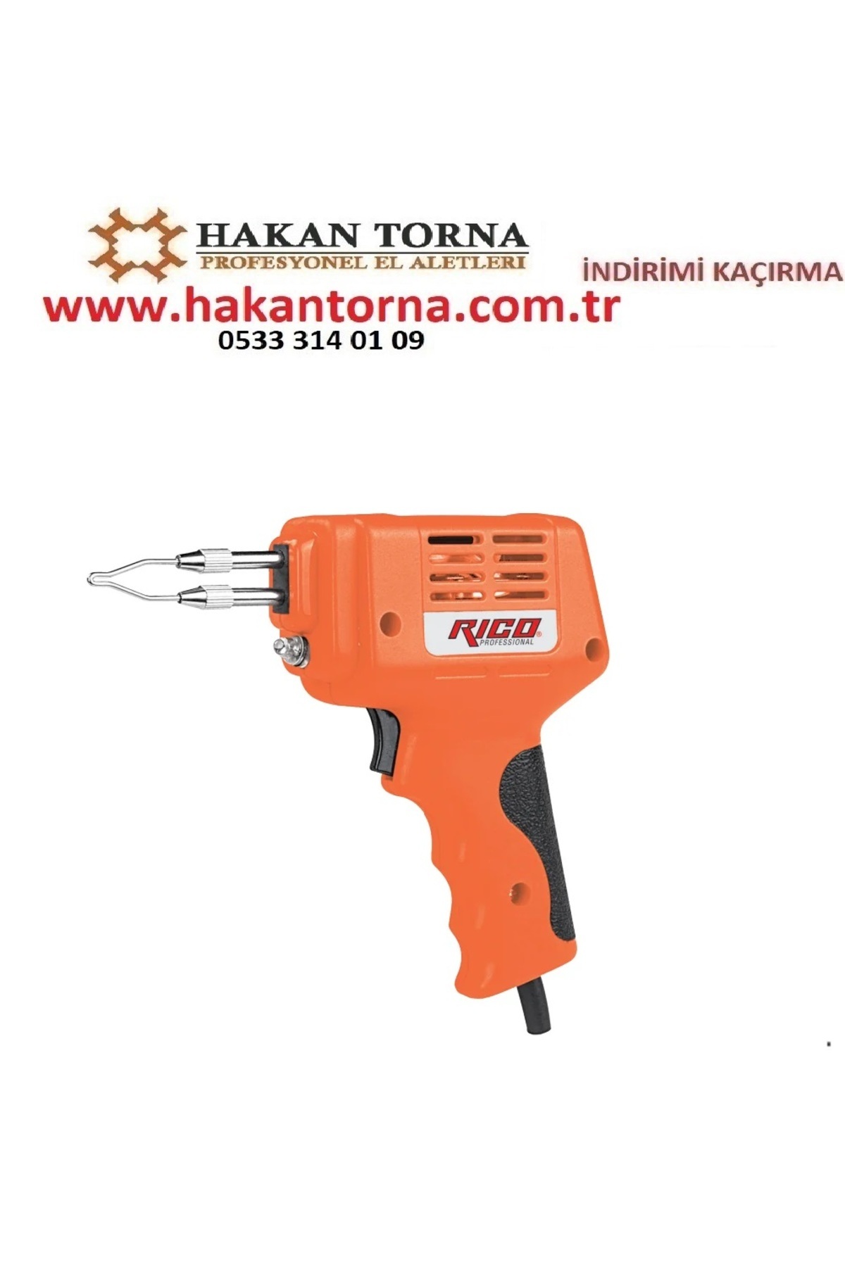 Rico 014-kk1934 Profesyonel Tabanca Havya 100 Watt
