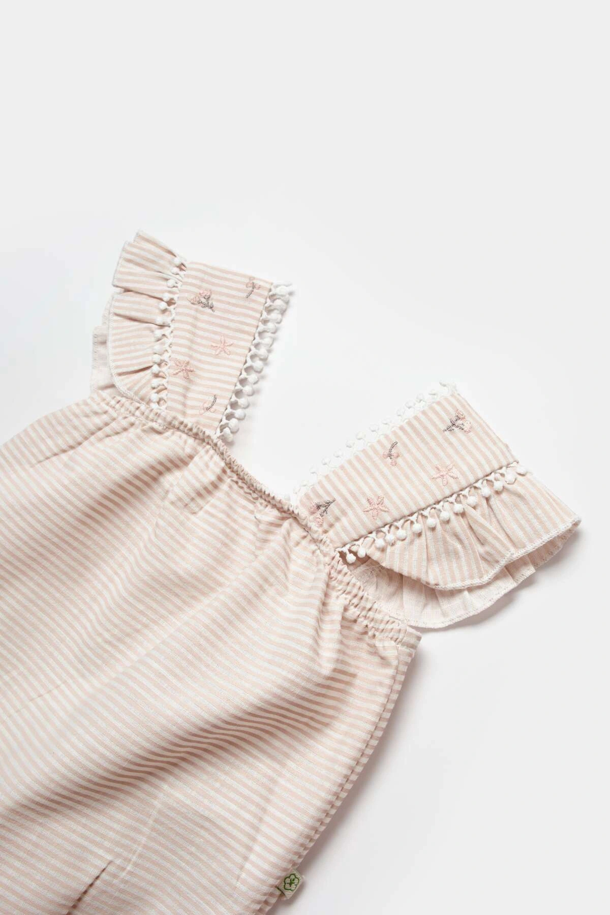 Biorganic Sweet Garden Ekru Şort Tulum fotoğrafı 4 (önizleme)