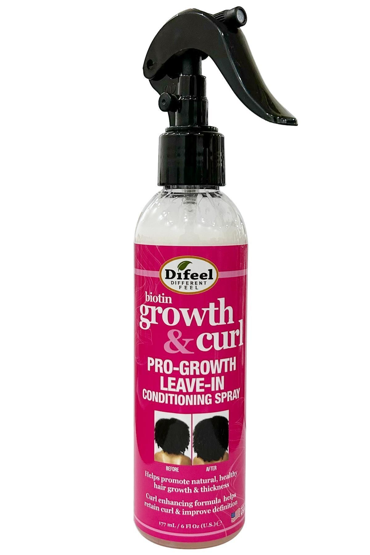 Biotin Growth & Curl Durulanmayan Saç Bakım Spreyi 177ML — 711716122398 — تصویر 2 از 2
